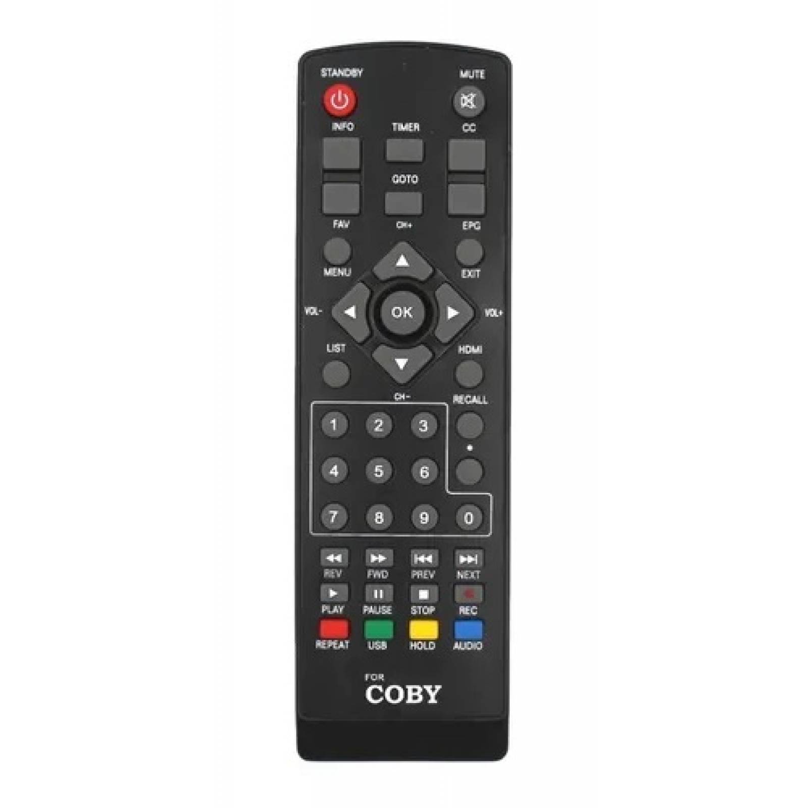 Control Remoto Para Decodificador Coby DTV-700