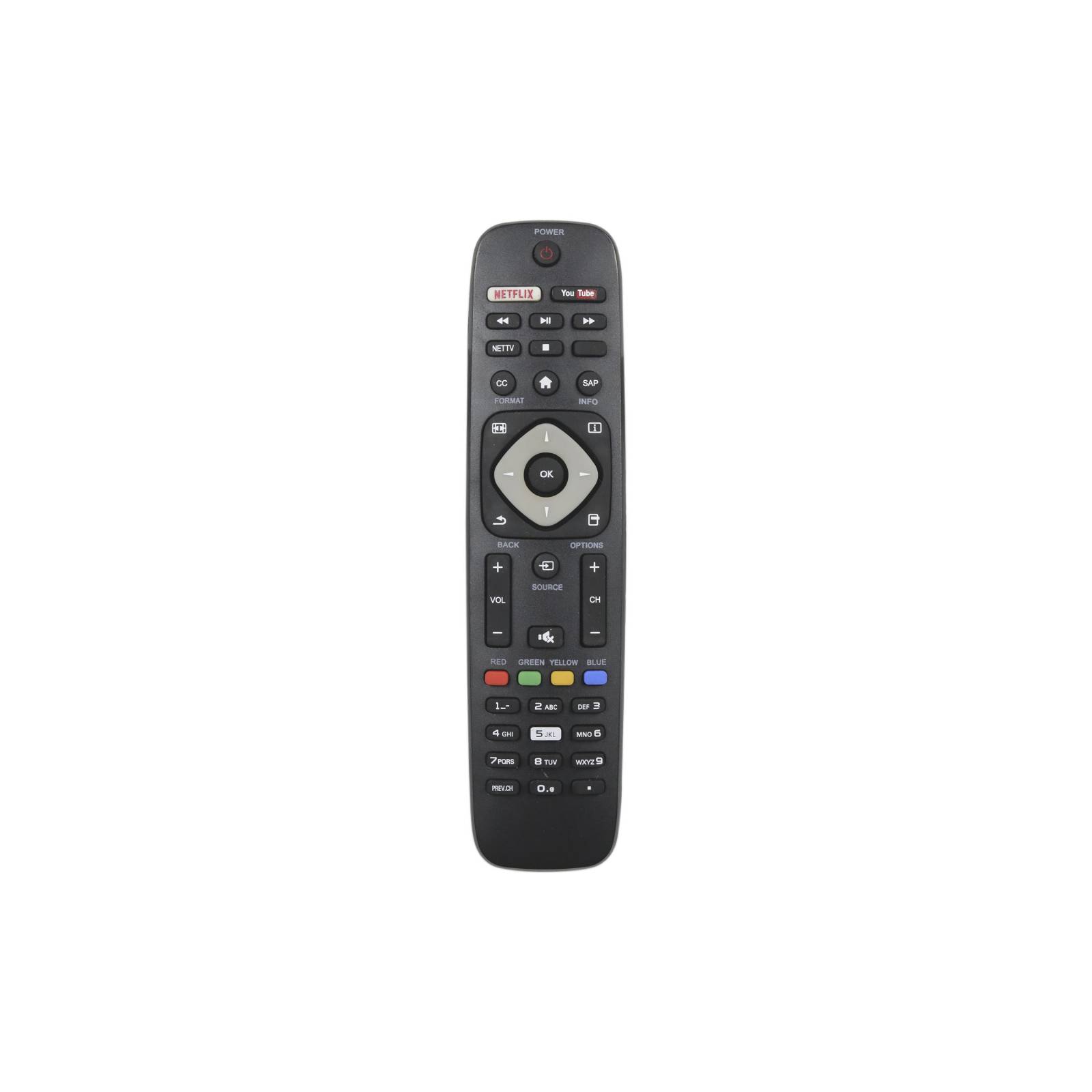 Control Remoto Philips Smart Tv 4K Netflix Youtube Directo Serie 5000 55pfl5901/f8