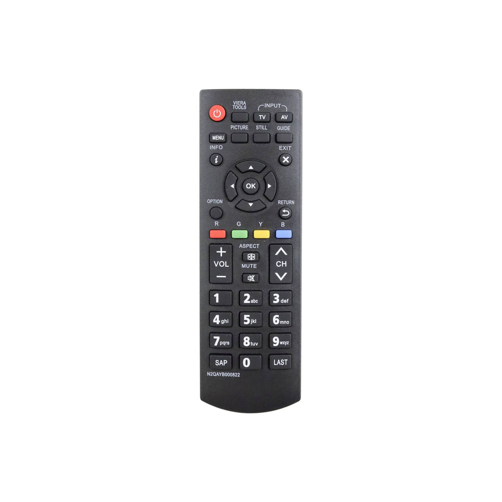 Control Remoto Panasonic N2qayb000822 Pantalla