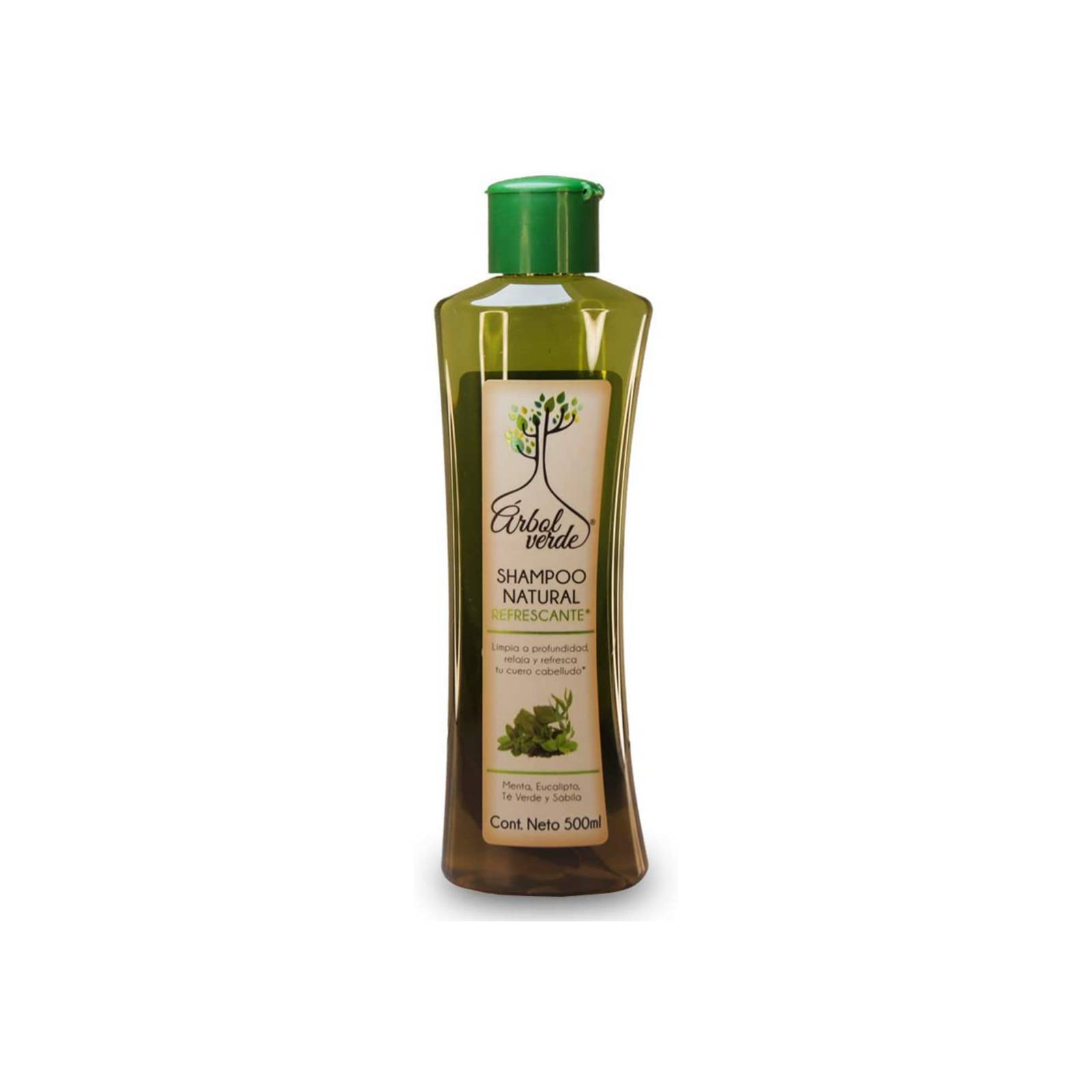 Shampoo Orgánico Arbol Verde Limpia Frutal Pera Relaja 500ml