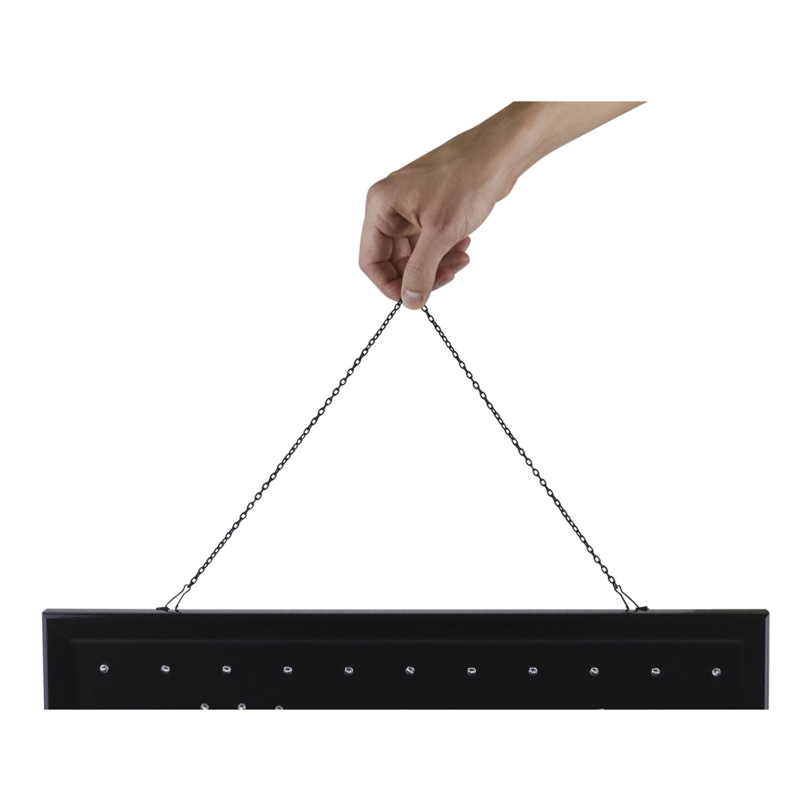 Letrero Luminoso Anuncio Jugos Led Colgante 48x25 Cm