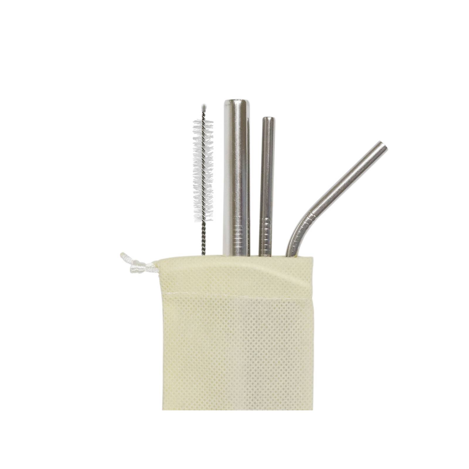 Set 3 Popotes Acero Inoxidable Pajilla Ecologico Bebida Eco