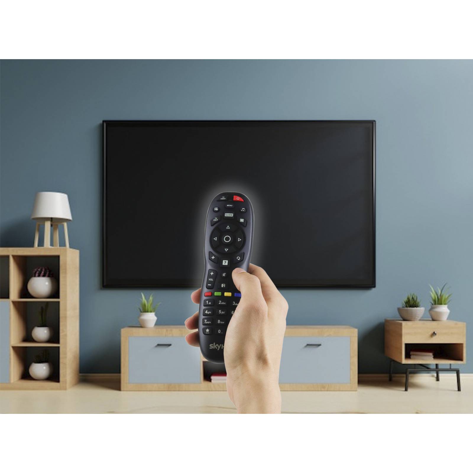 Control Nuevo Sky Vetv Skyhd Original Incluye Pilas