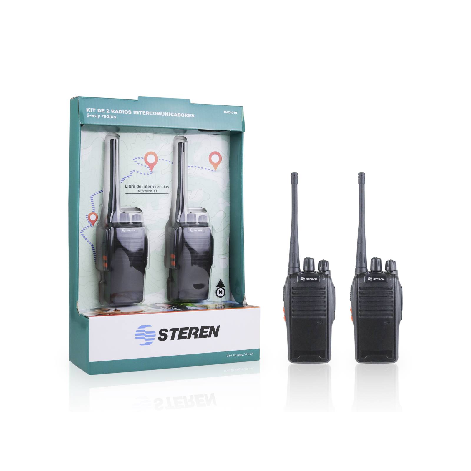 Juego de dos radios de 2 vias/ amateur D/3watts