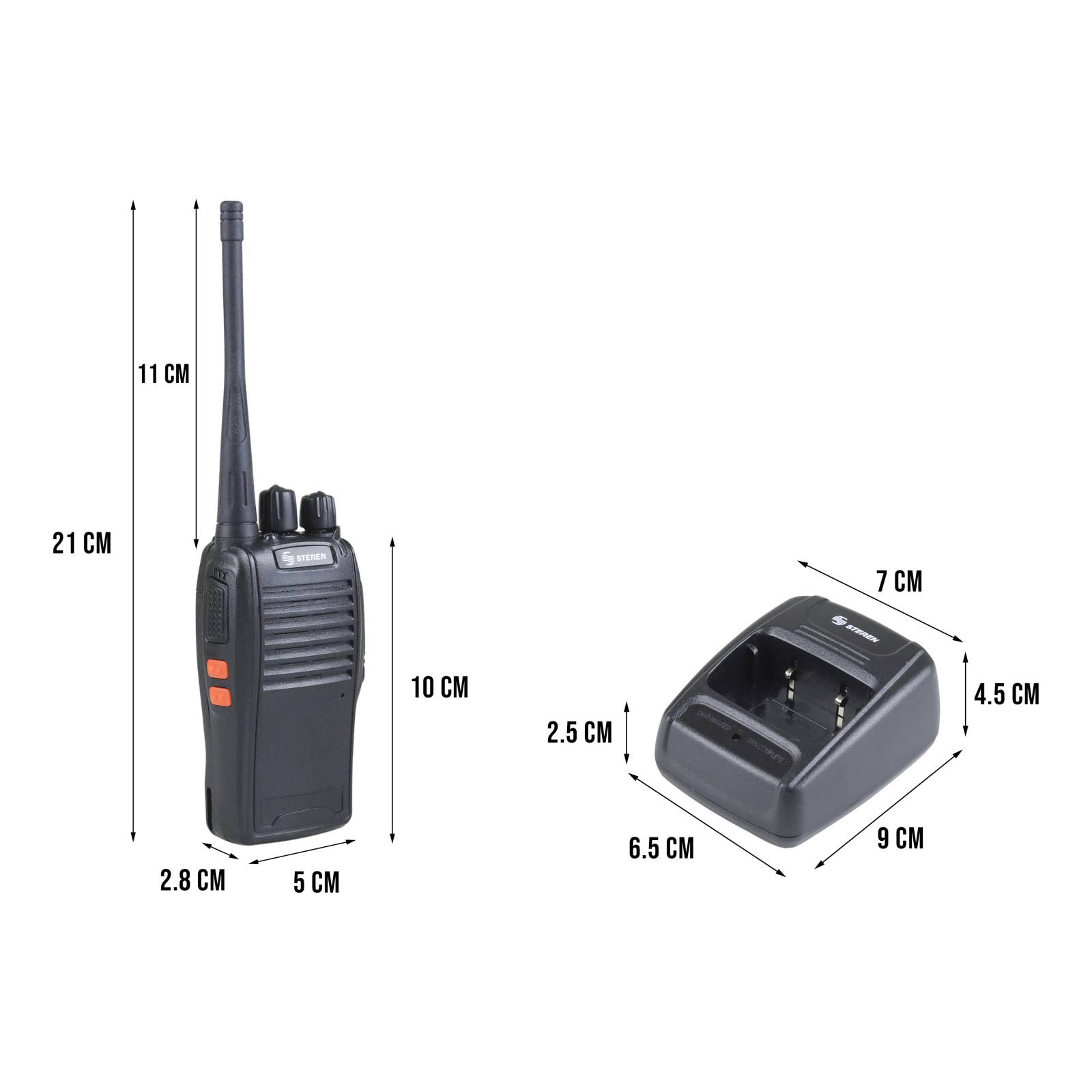 Juego de dos radios de 2 vias/ amateur D/3watts