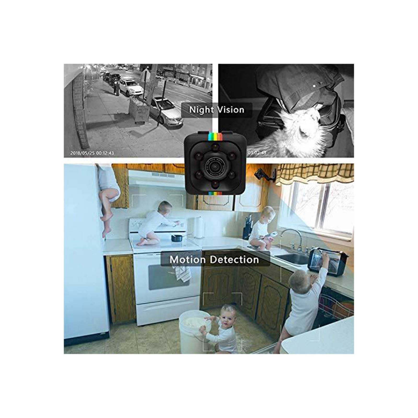 Mini Camara Espia Oculta Full Hd 1080p Detección Movimiento