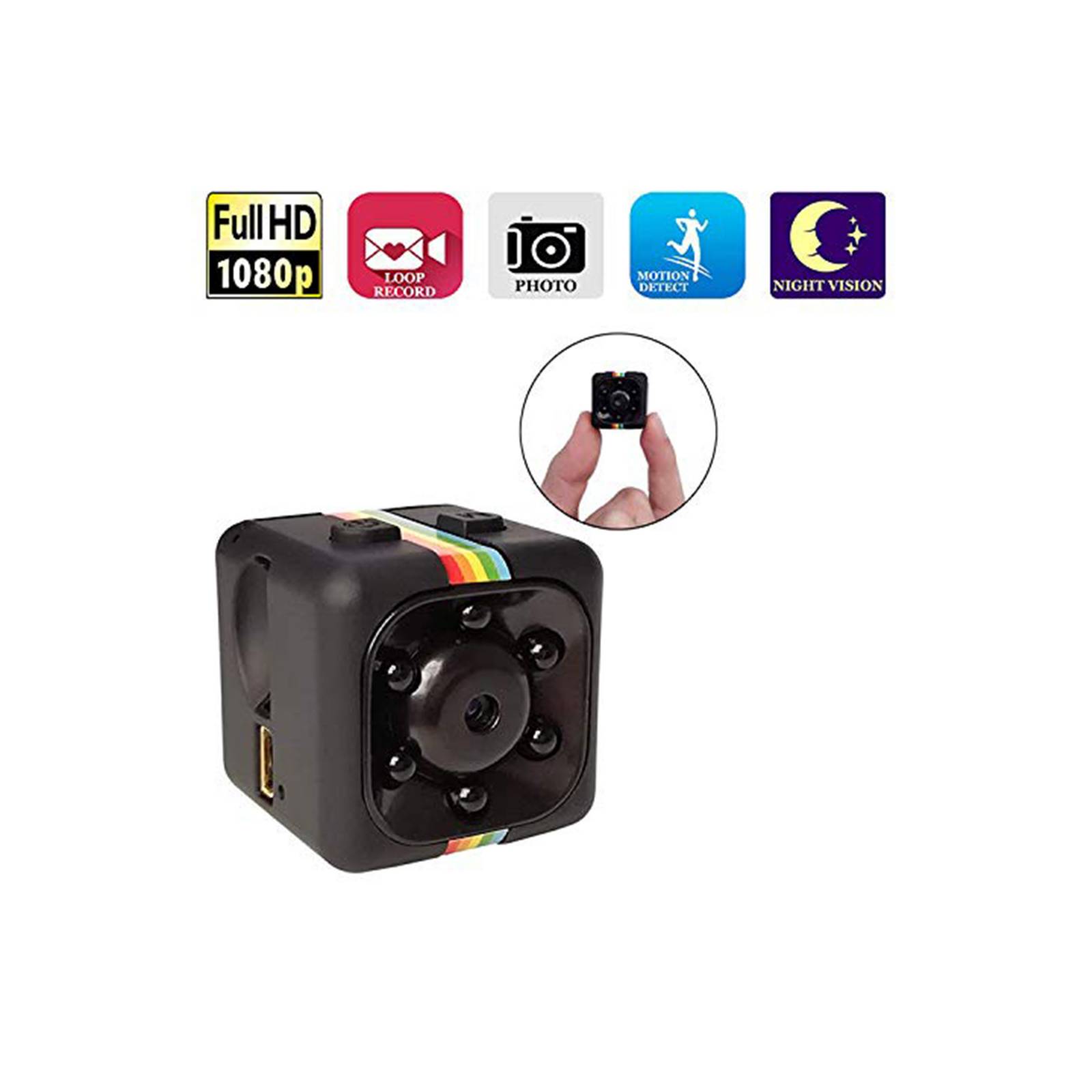 Mini Camara Espia Oculta Full Hd 1080p Detección Movimiento