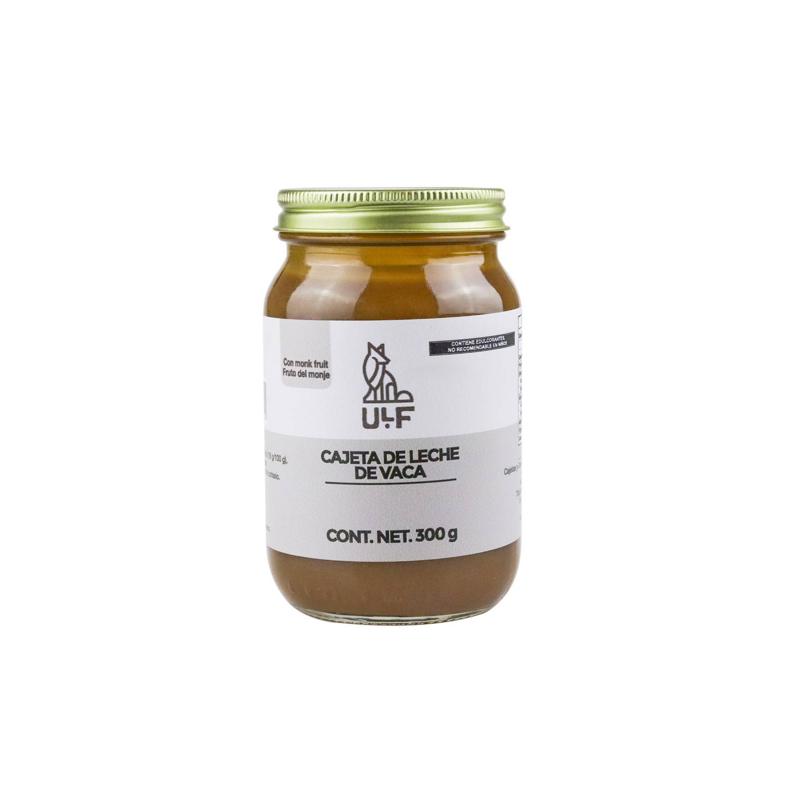 Cajeta Leche De Vaca Monk Fruit Sin Azúcar Gourmet 300 Gr