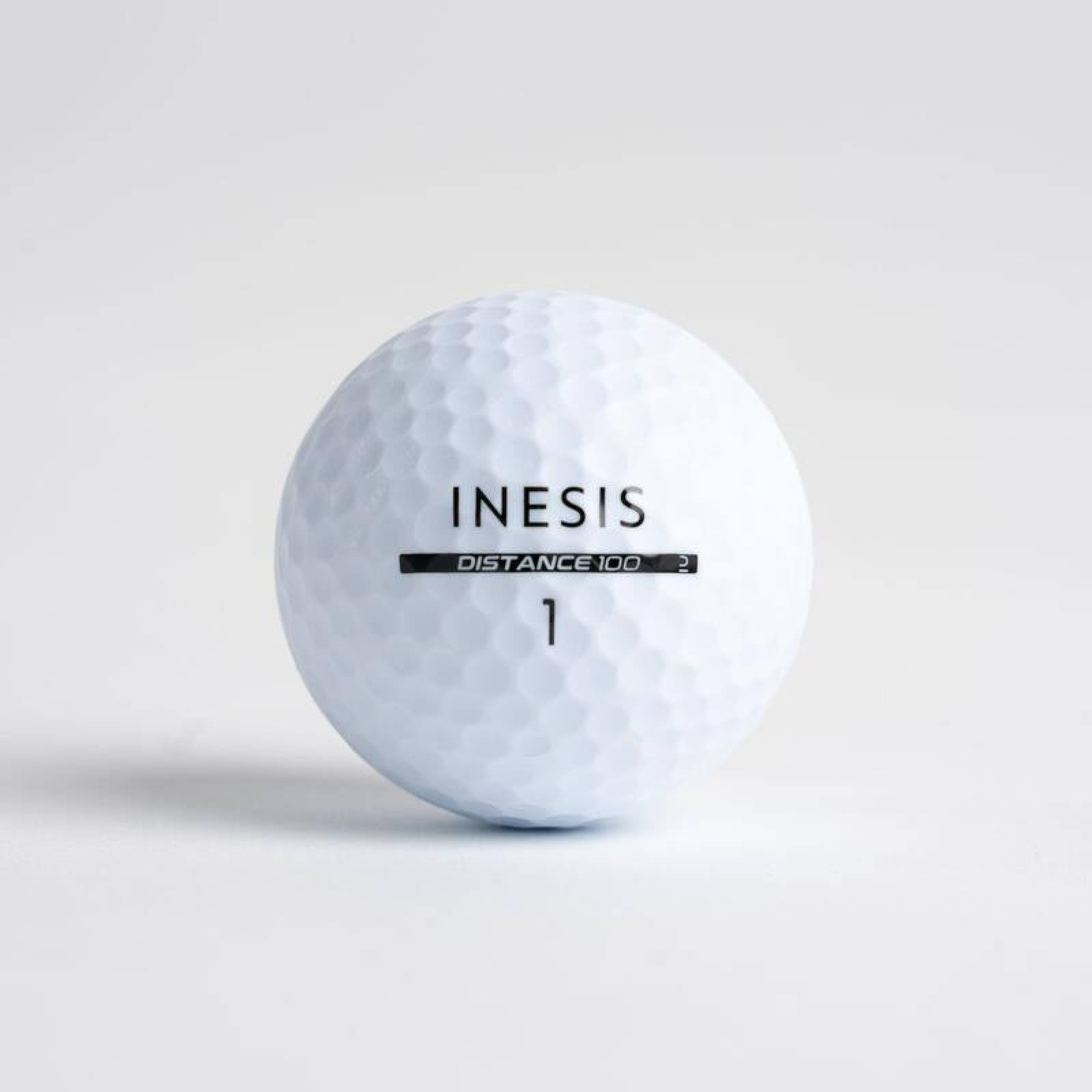 12 Bolas Pelotas Golf Inesis Control Suavidad Distance 100