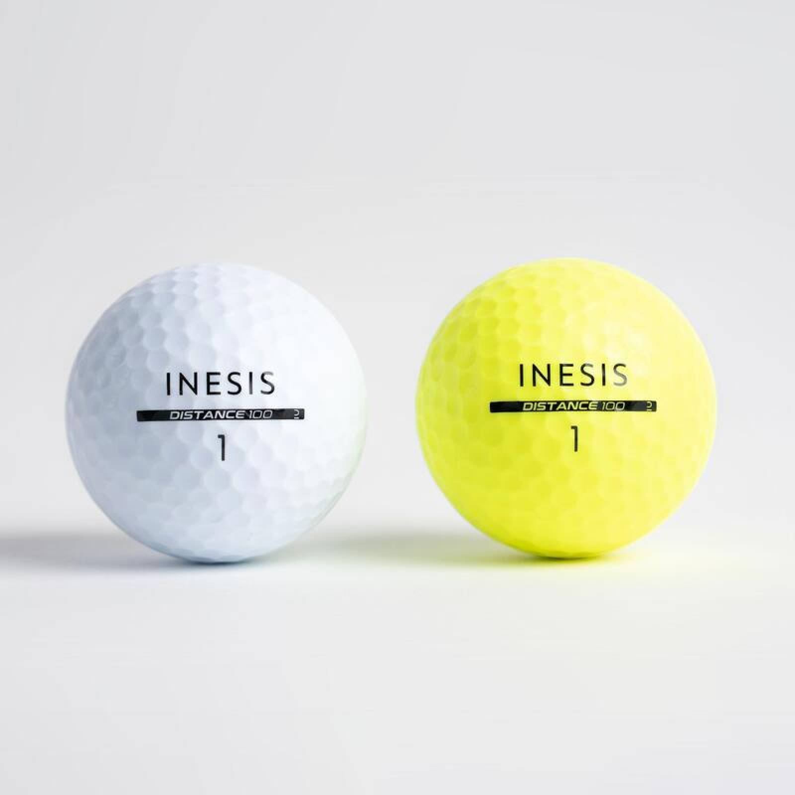 12 Bolas Pelotas Golf Inesis Control Suavidad Distance 100