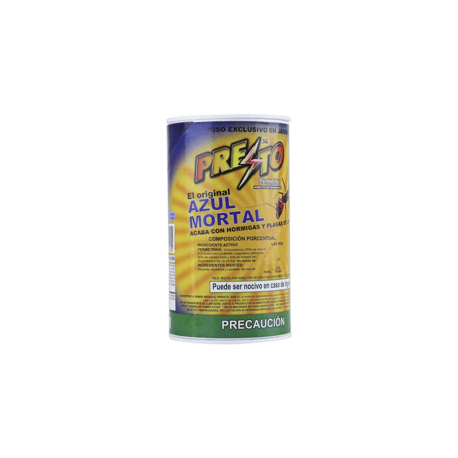 Veneno Hormigas Mata Plagas Jardín Presto Azul Mortal 180gr