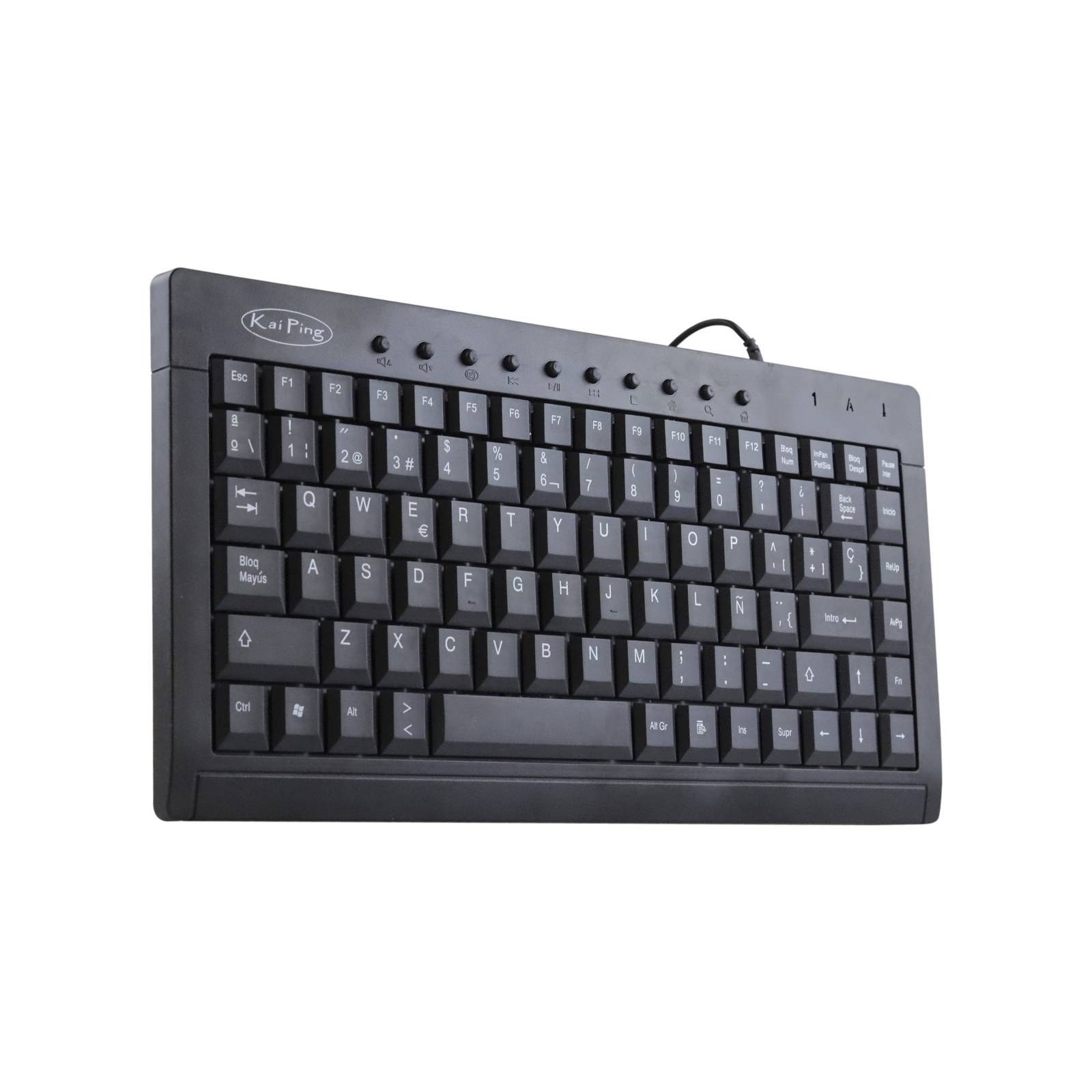 Teclado Mini Alambrico Usb Pc Laptop Oficina Qwerty
