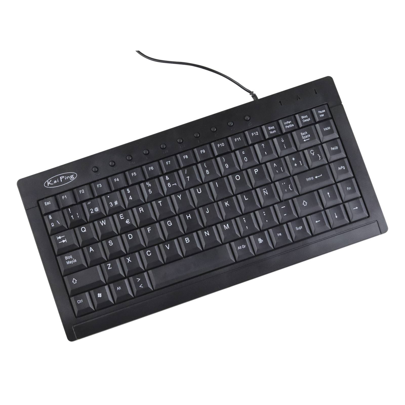 Teclado Mini Alambrico Usb Pc Laptop Oficina Qwerty