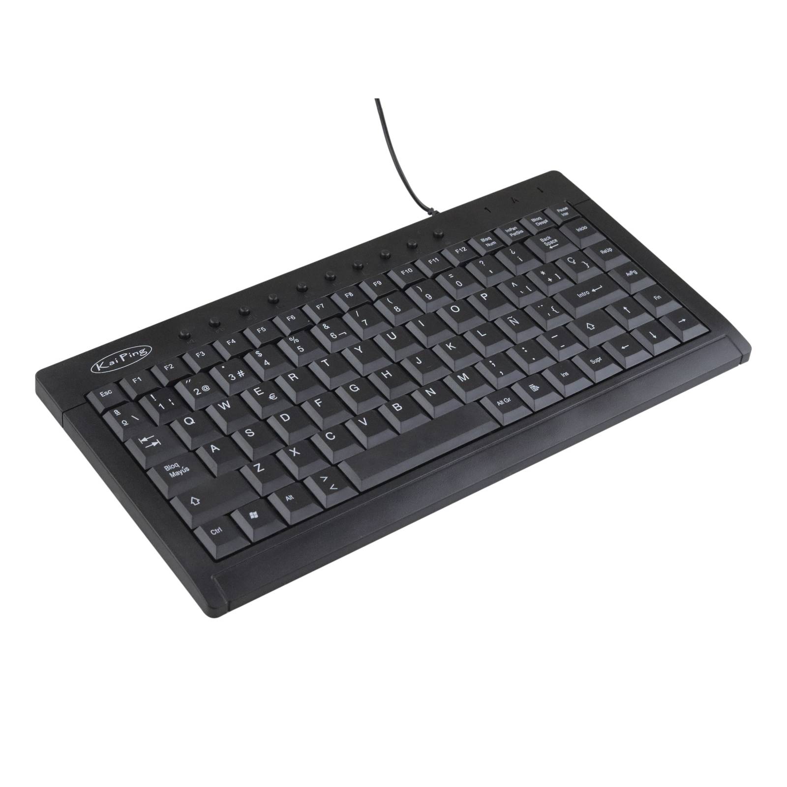 Teclado Mini Alambrico Usb Pc Laptop Oficina Qwerty
