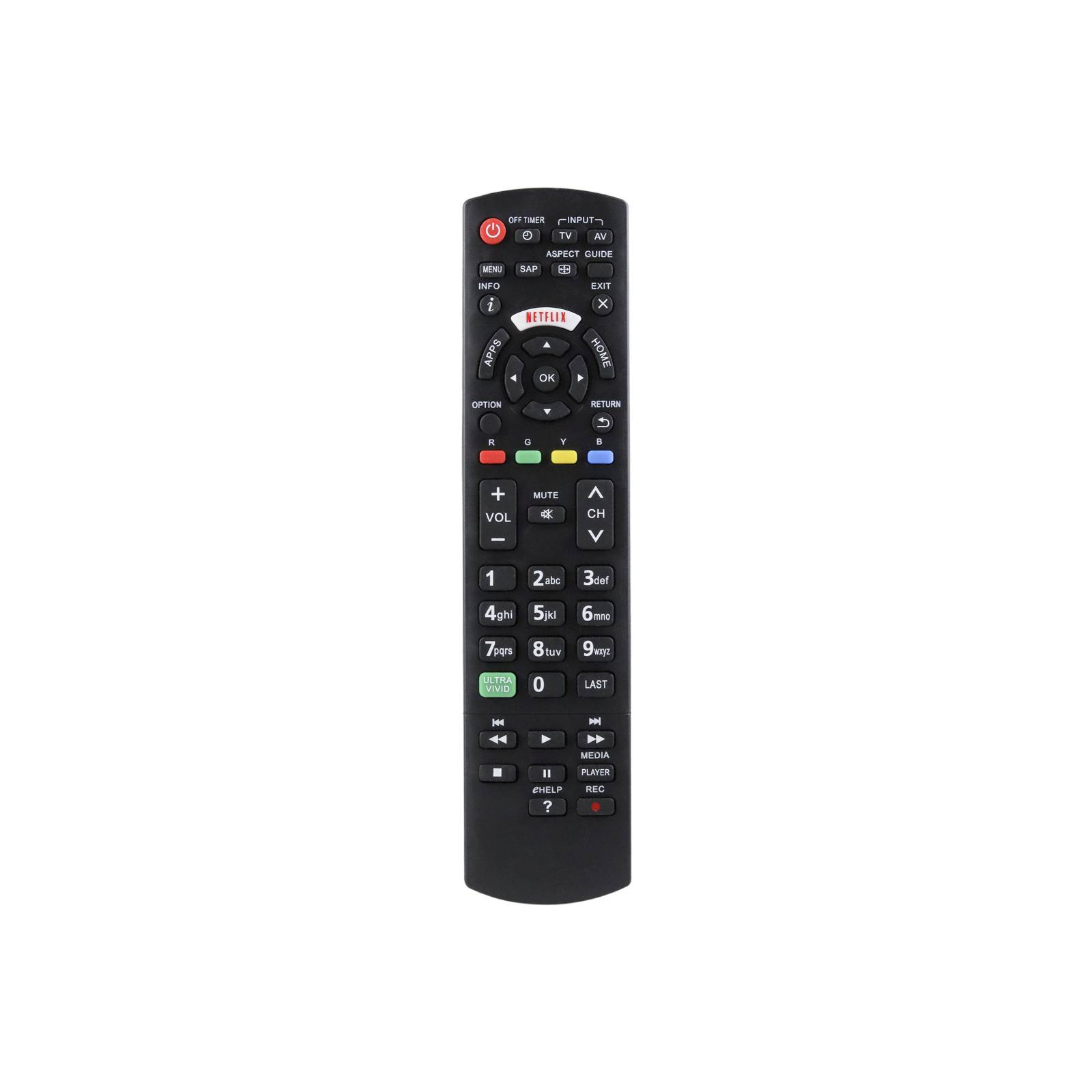 Control Panasonic N2qayb001008 Rc1008 Smart Tv Netflix