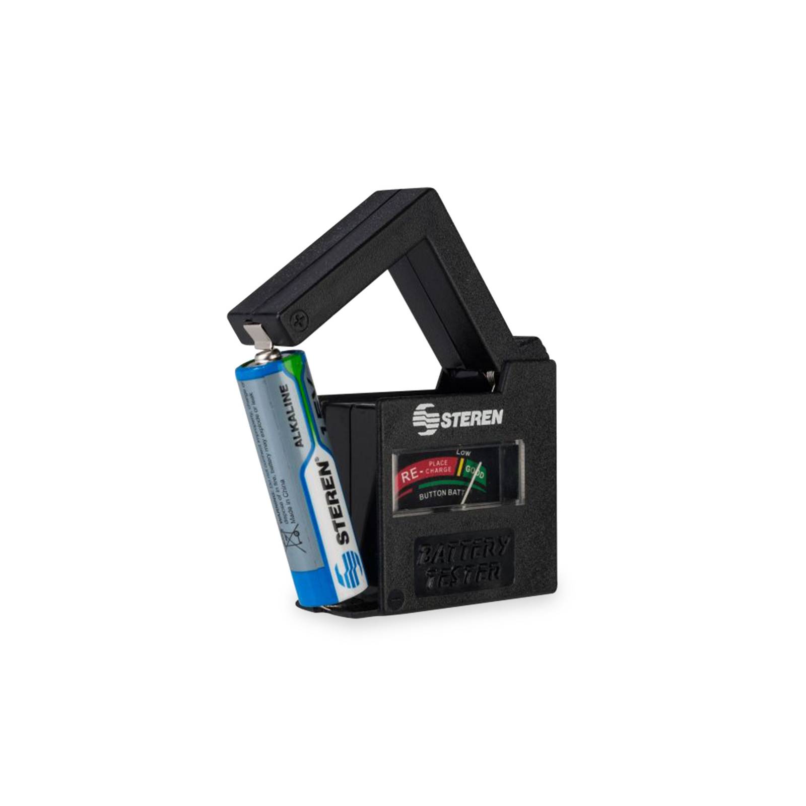 Probador De Pilas Aa Aaa C D 9v Cuadrada Steren 903-050