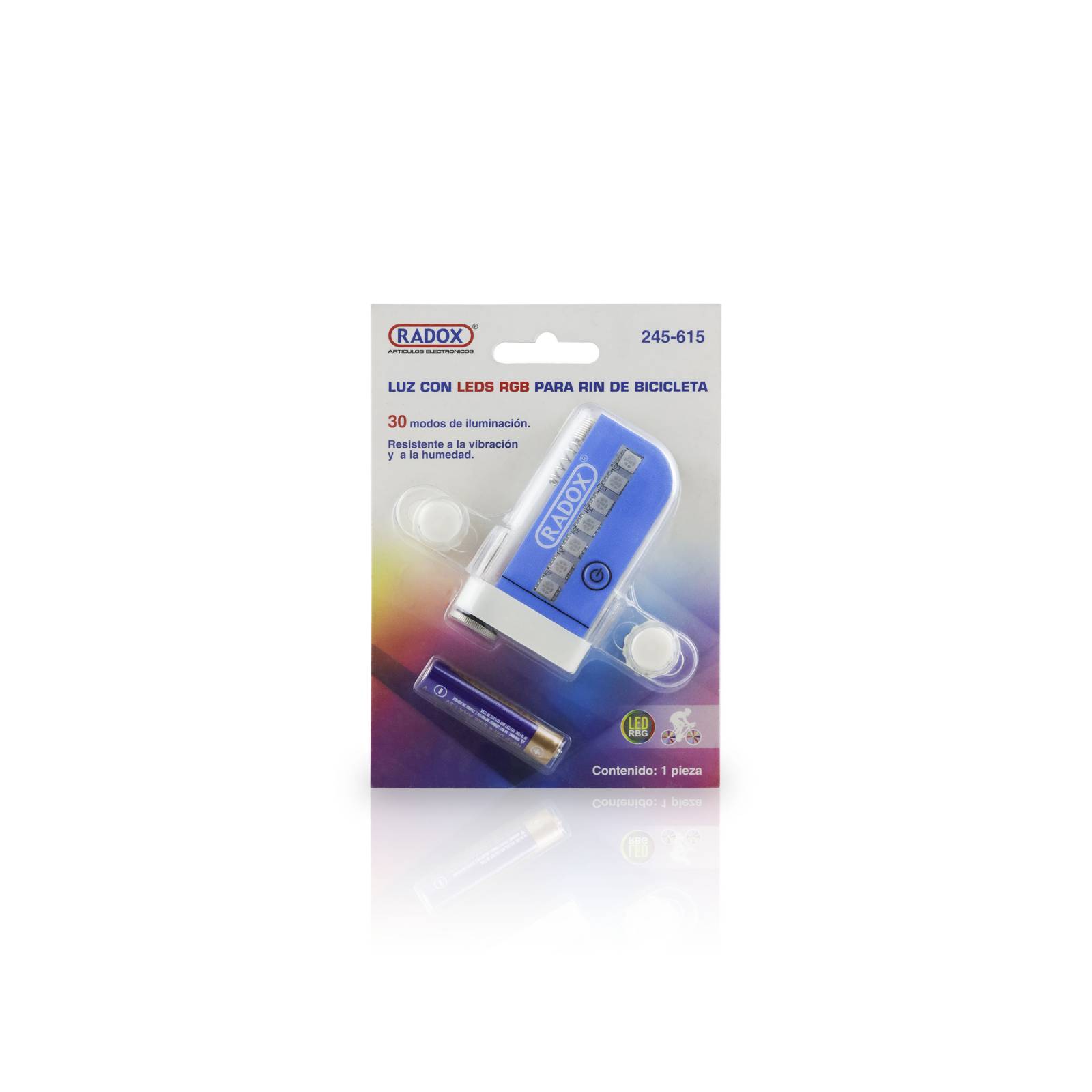 Luz Led Bicicleta Rines Colores Llanta Rgb 30 Modos