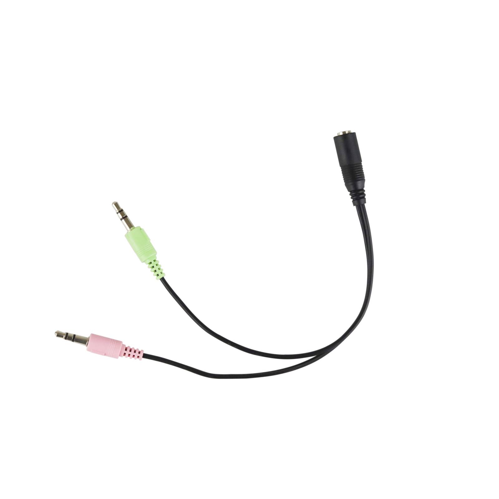 Adaptador Divisor Estereo Auxiliar 3.5mm Audifonos Microfono