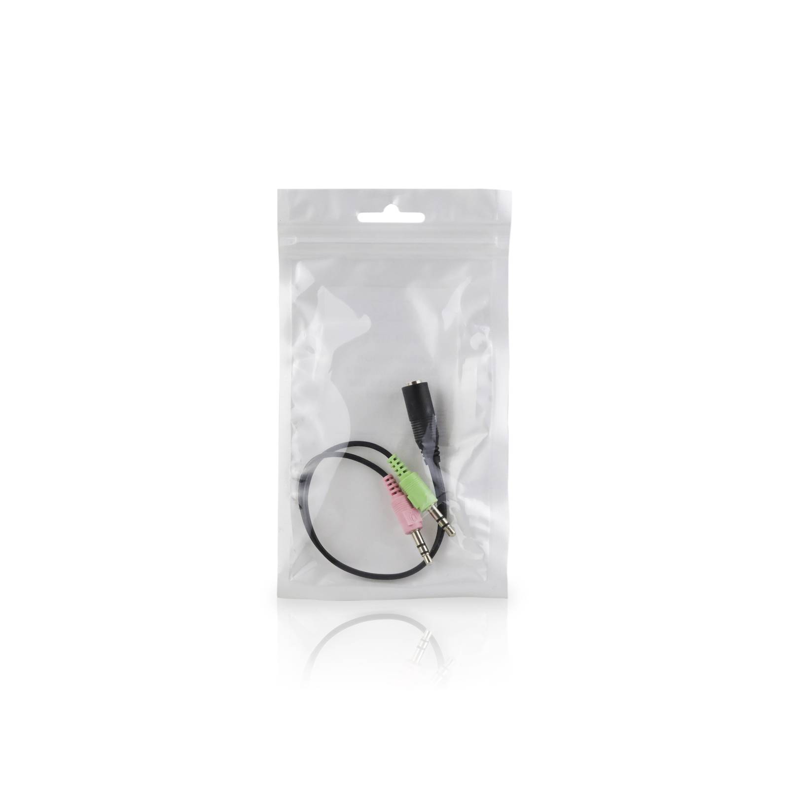 Adaptador Divisor Estereo Auxiliar 3.5mm Audifonos Microfono