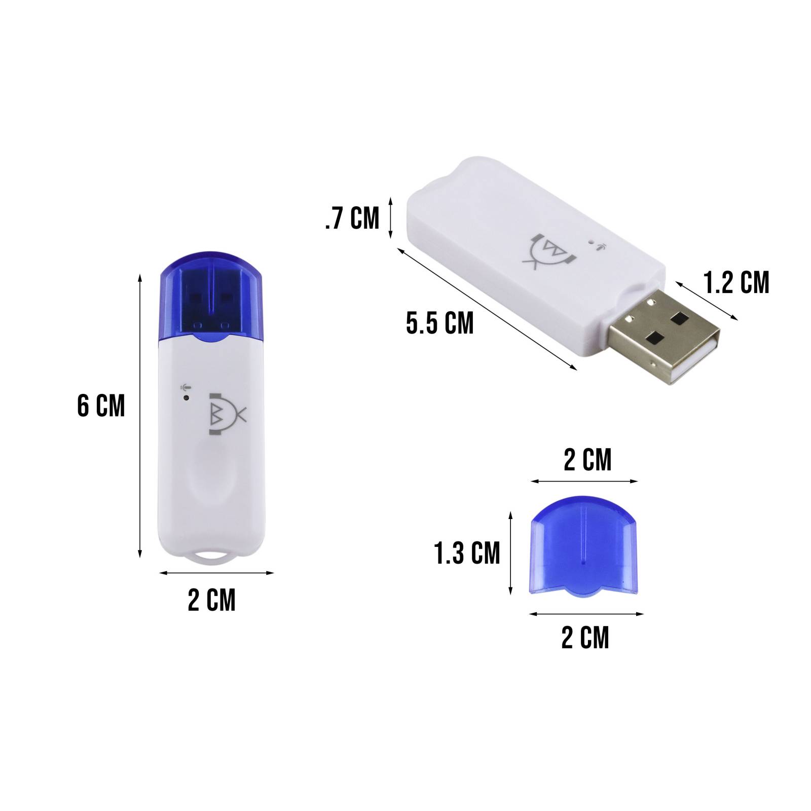 Usb Bluetooth Audio Receptor Inalámbrico Stereo Mp3 Ump31