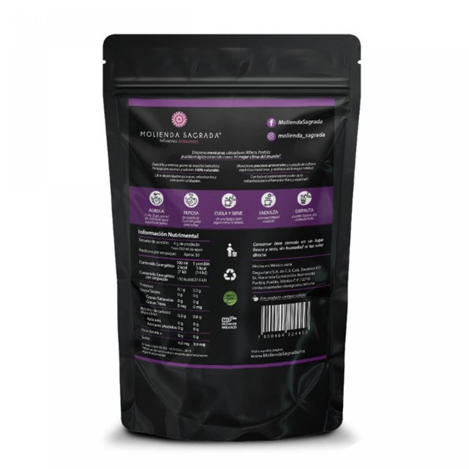 TÉ MANZANA CANELA DE 200GR MOLIENDA SAGRADA