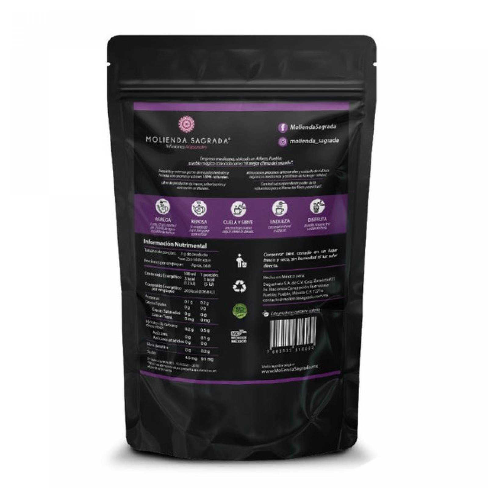 TÉ NEGRO SALVIA DE 200GR MOLIENDA SAGRADA