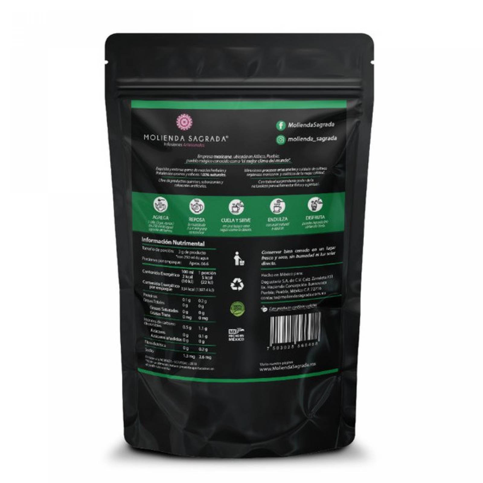 TÉ VERDE MARRAKESH DE 200GR MOLIENDA SAGRADA