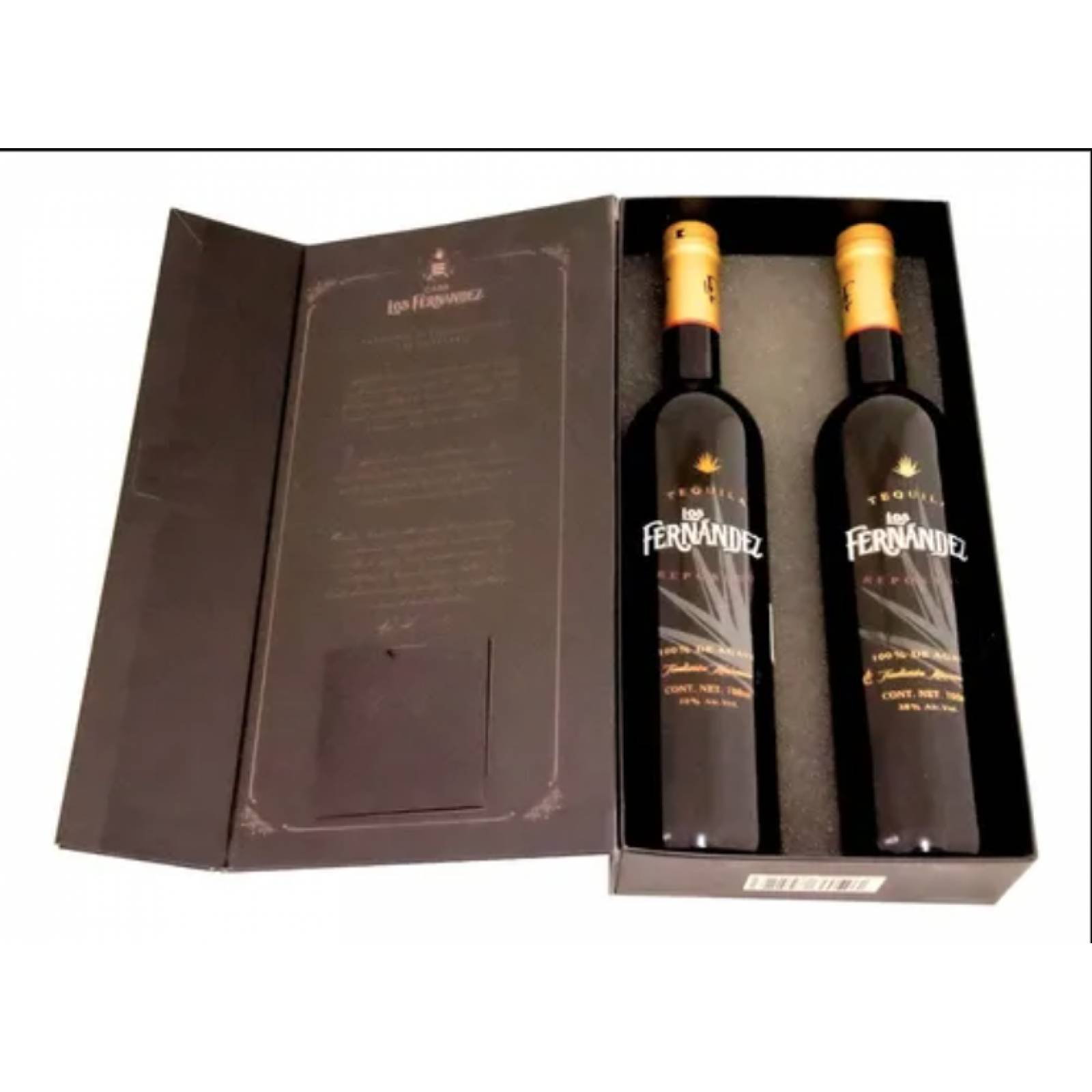 Tequila Los Fernández Reposado Estuche Duo Pack 750ml