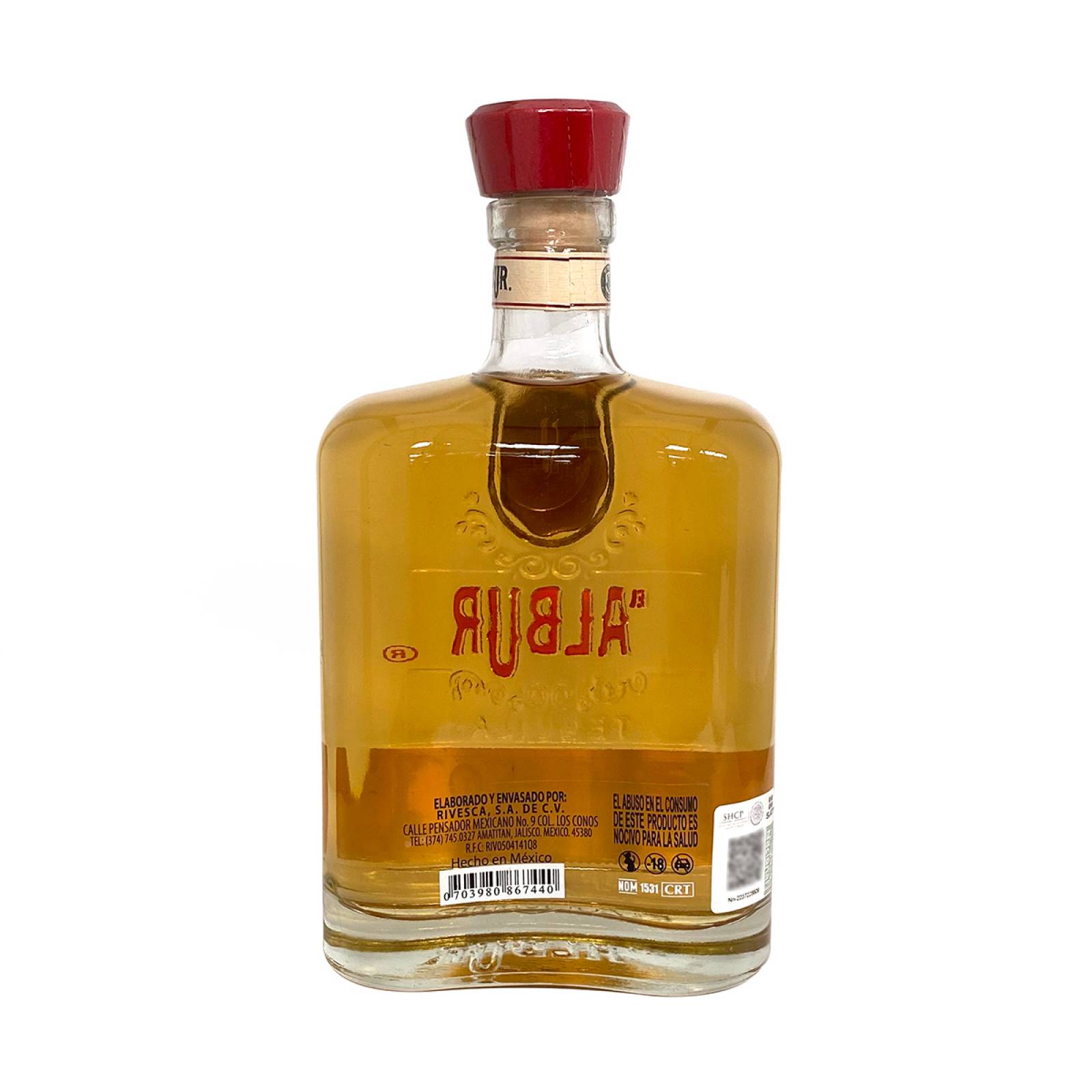 Tequila Artesanal El Albur Reposado Premium 750 ml