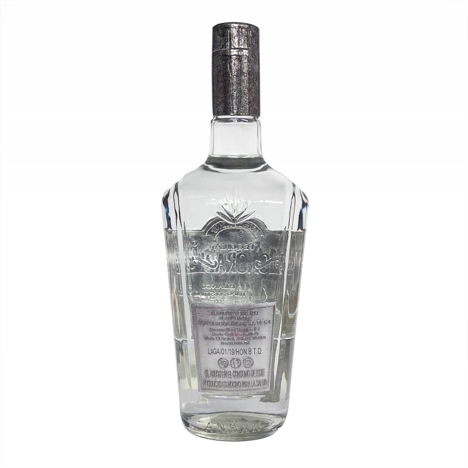 Tequila Artesanal Honorable Blanco Triple Destilado 750 ml