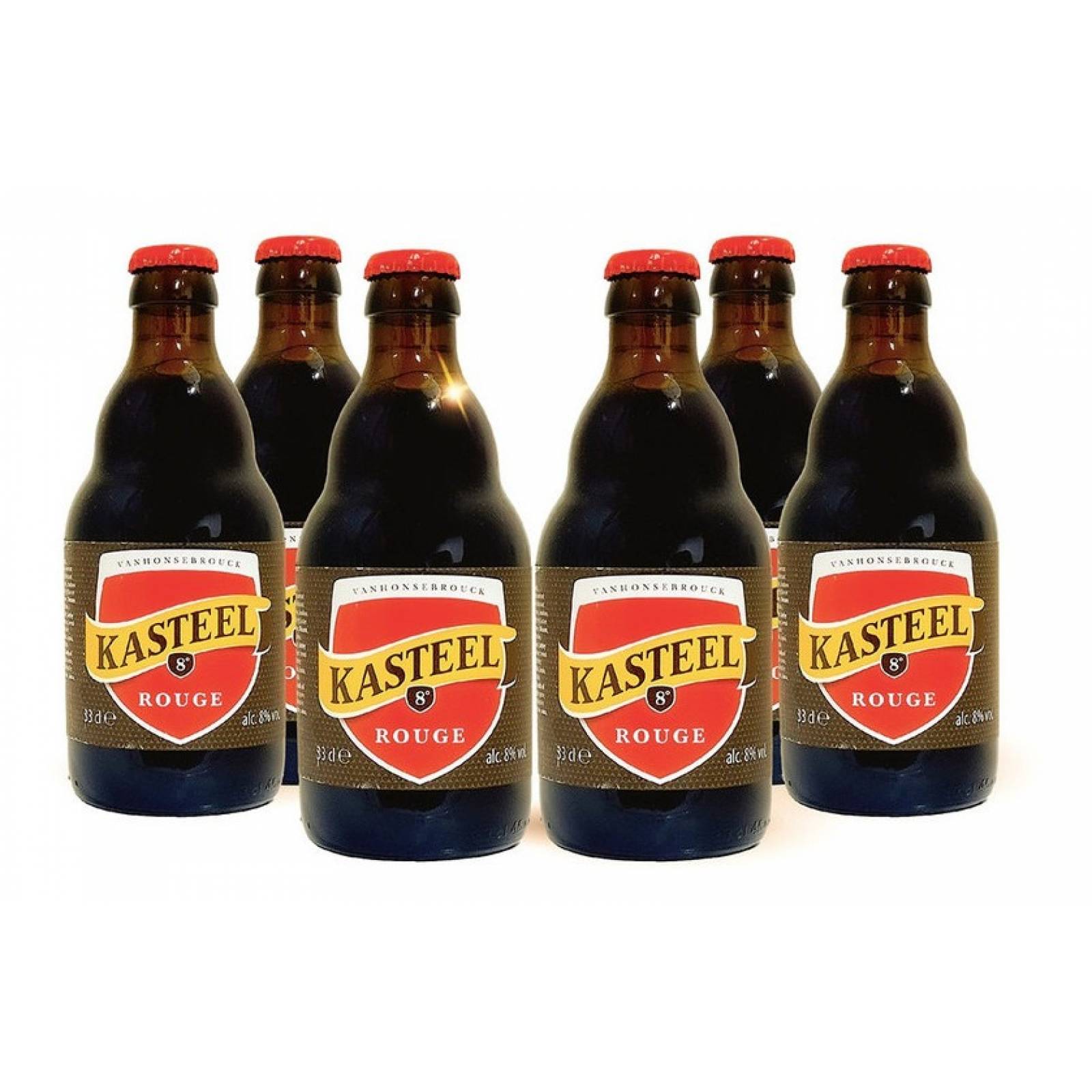 Six Pack Cerveza Kasteel Rouge 330 ml