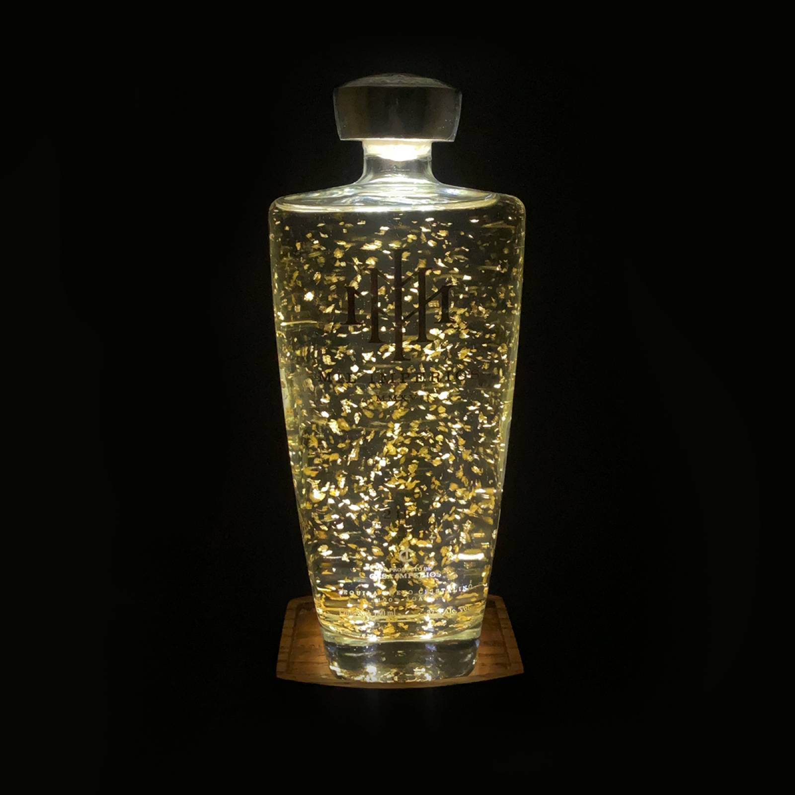 Tequila Artesanal Mil Imperios Añejo Cristalino 24 k 750 ml