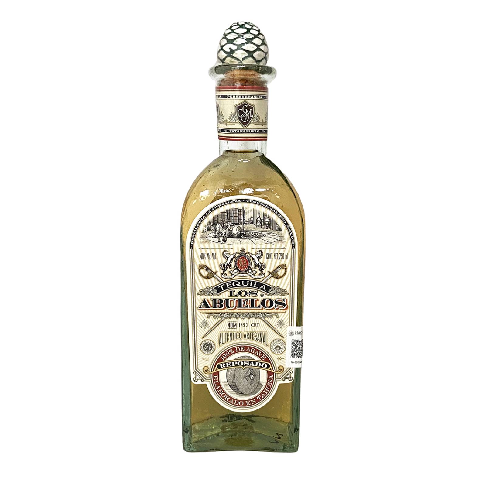 Tequila Artesanal Los Abuelos Reposado 750 ml