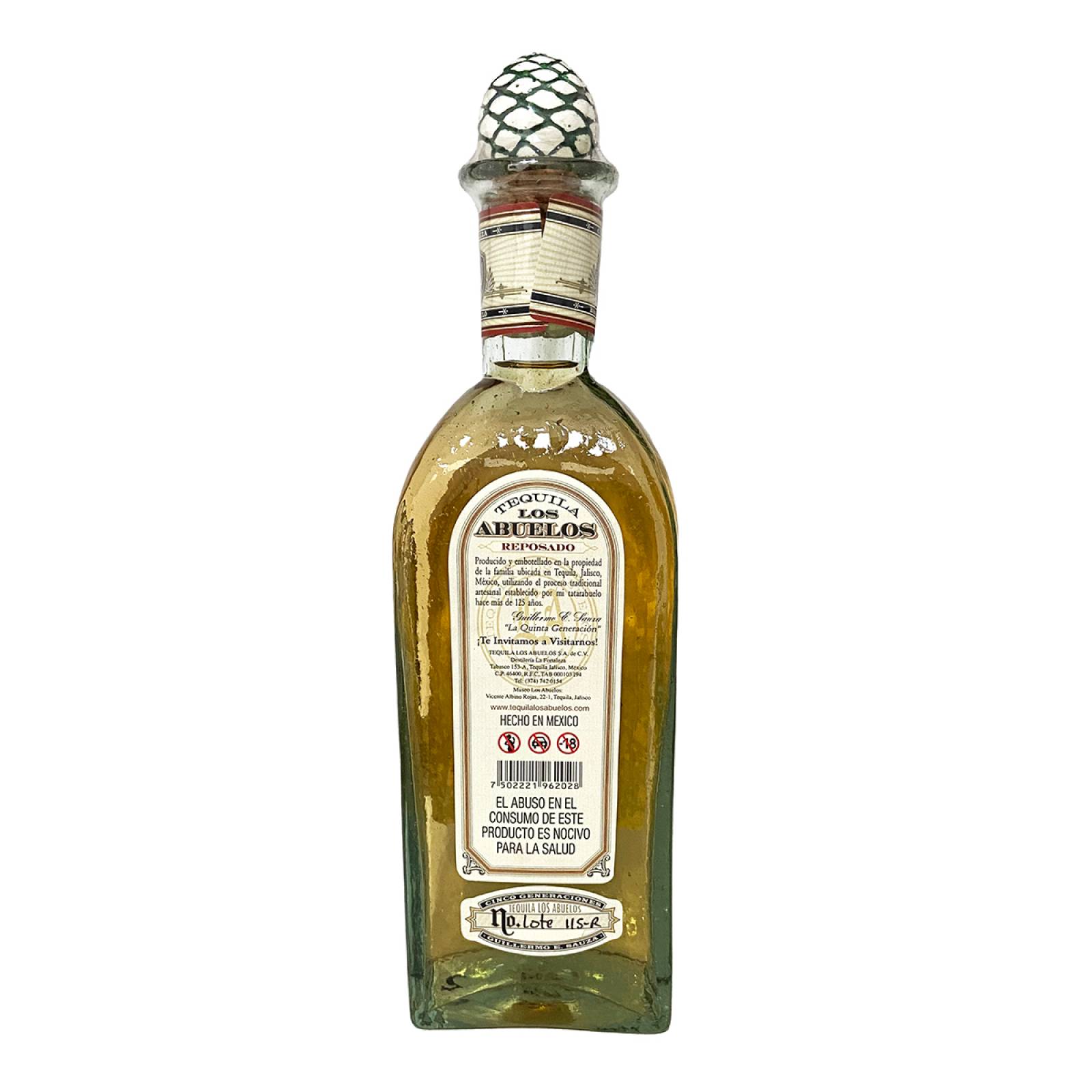 Tequila Artesanal Los Abuelos Reposado 750 ml