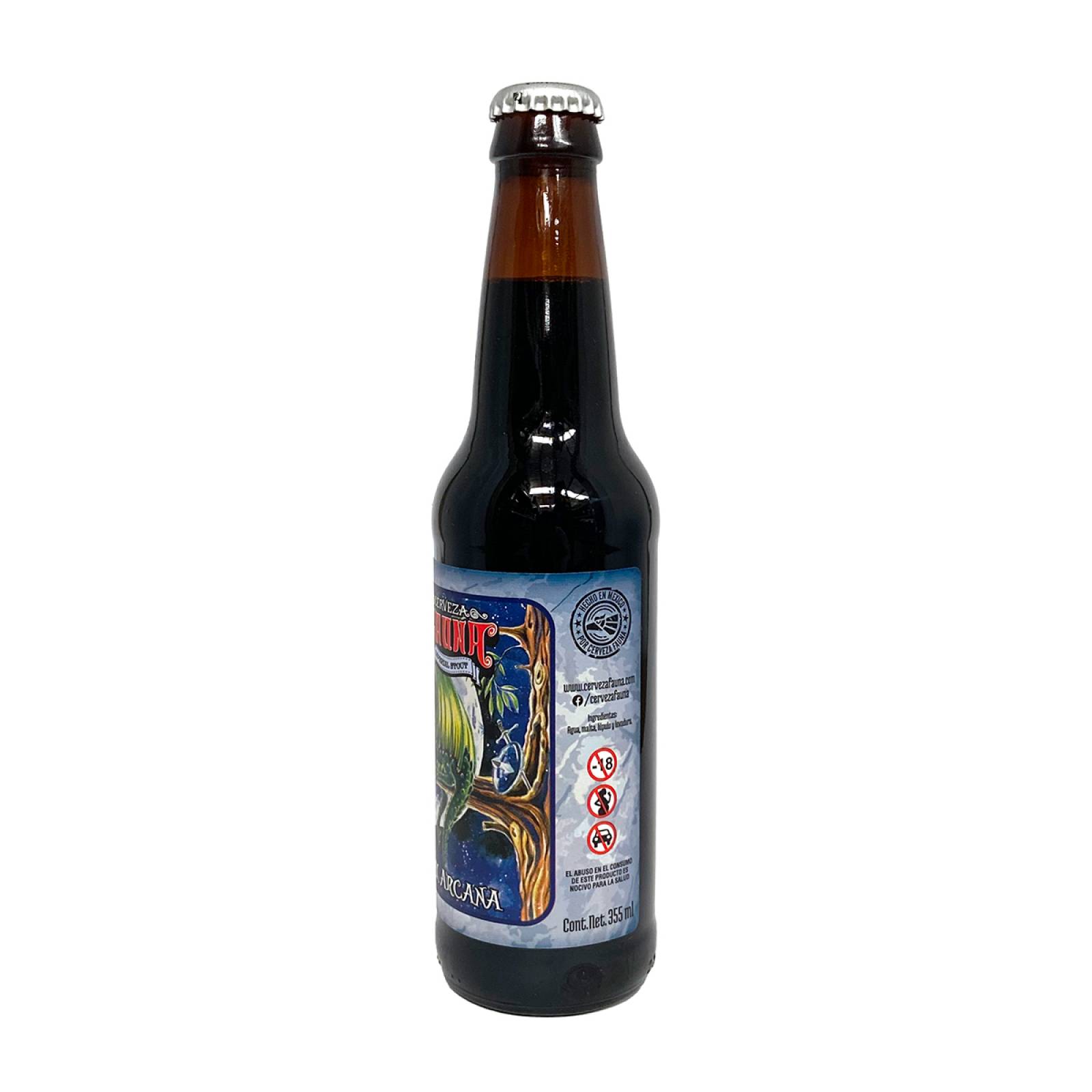 Six Pack Cerveza Artesanal Fauna Imperial Stout 355ml
