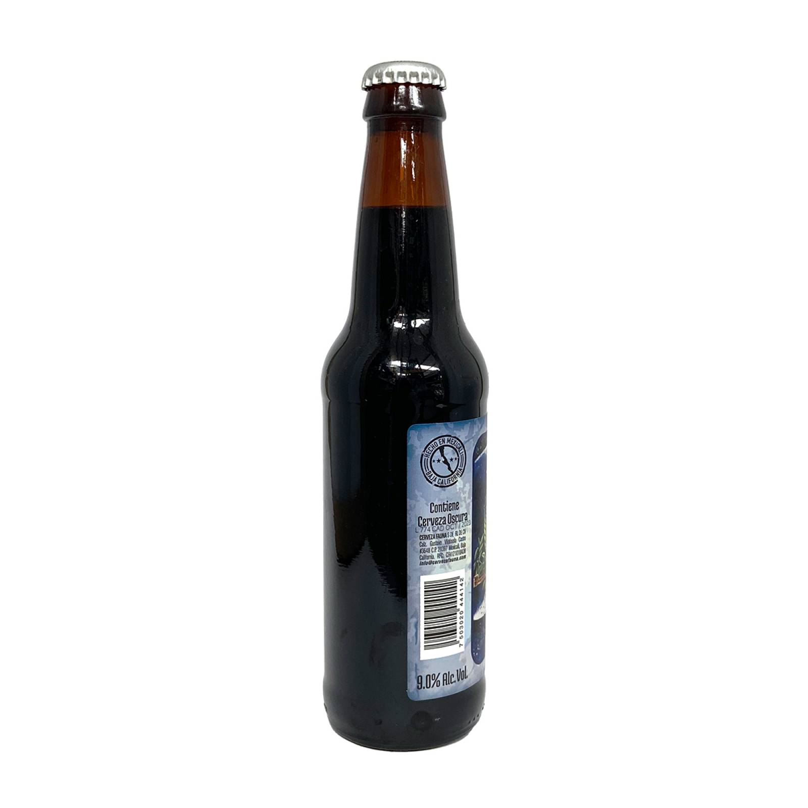 Six Pack Cerveza Artesanal Fauna Imperial Stout 355ml