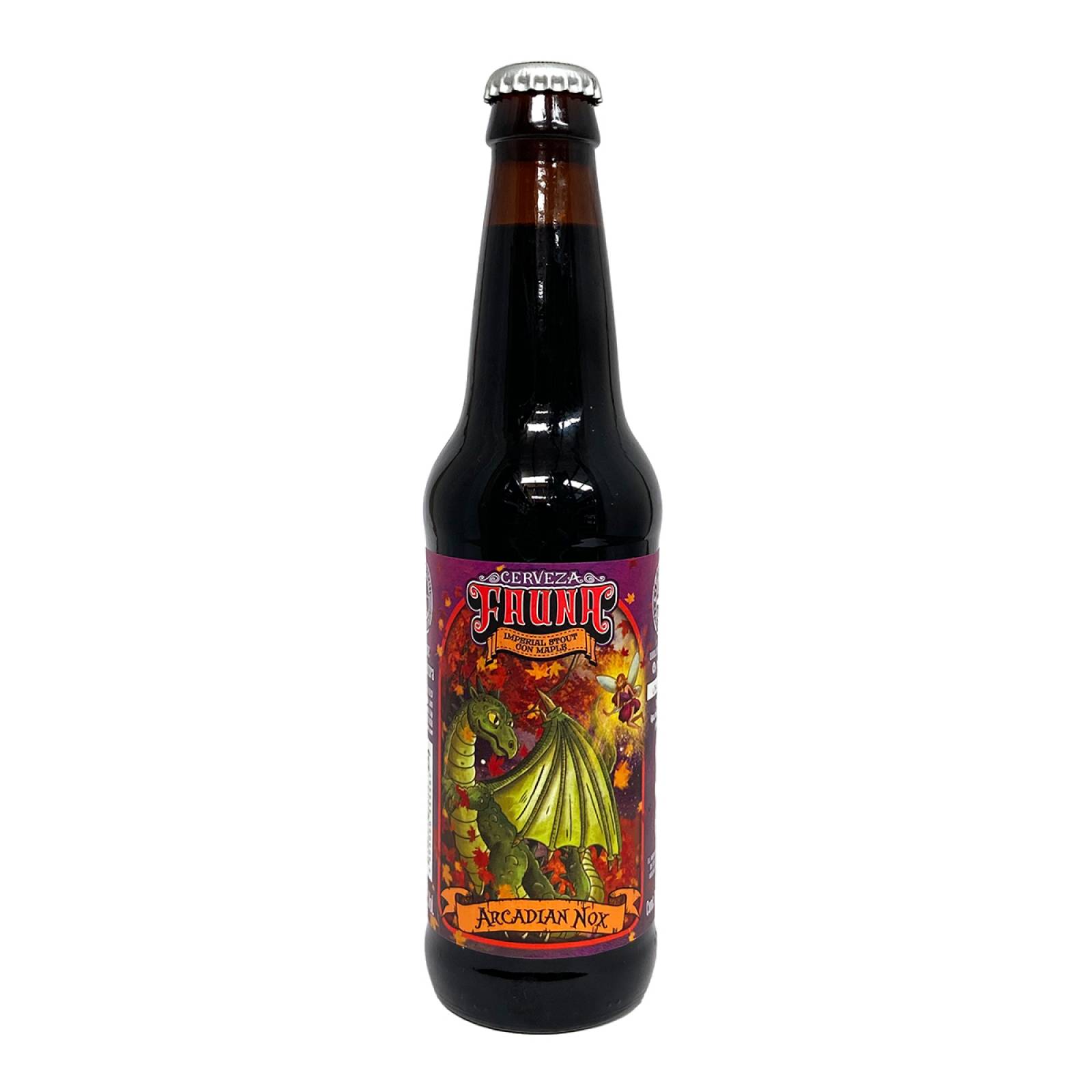 Six Pack Cerveza Artesanal Fauna Imperial Stout Con Maple