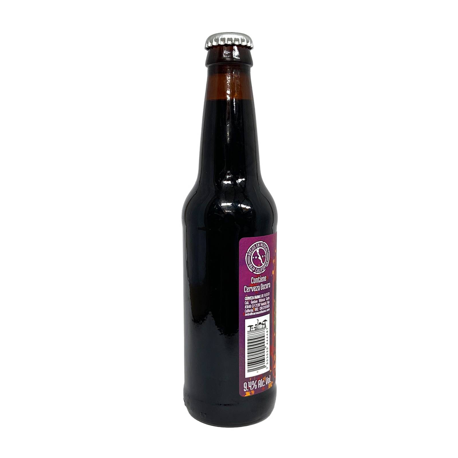Six Pack Cerveza Artesanal Fauna Imperial Stout Con Maple