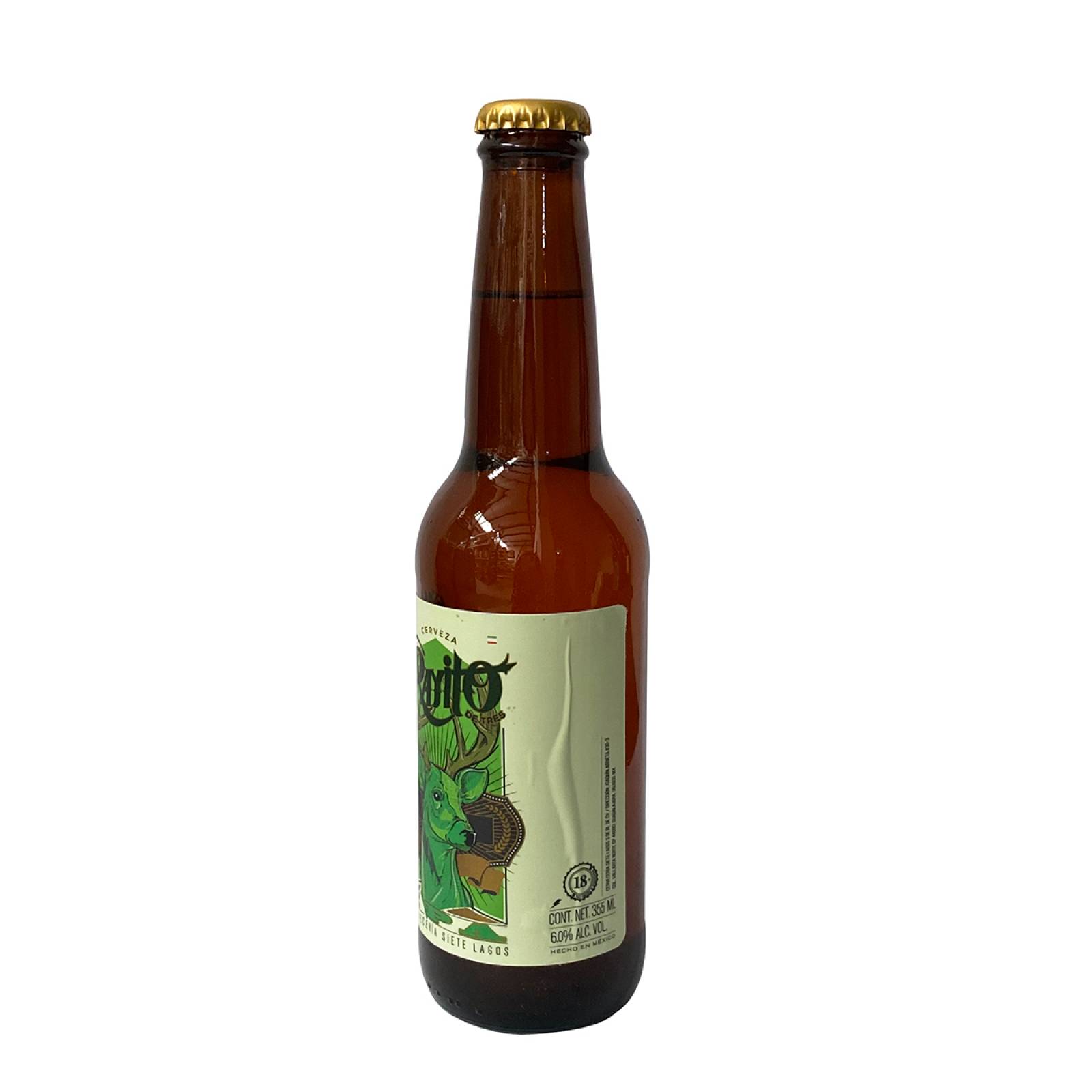 Six Pack Cerveza Artesanal Rayito De Tres Ipa 355 Ml