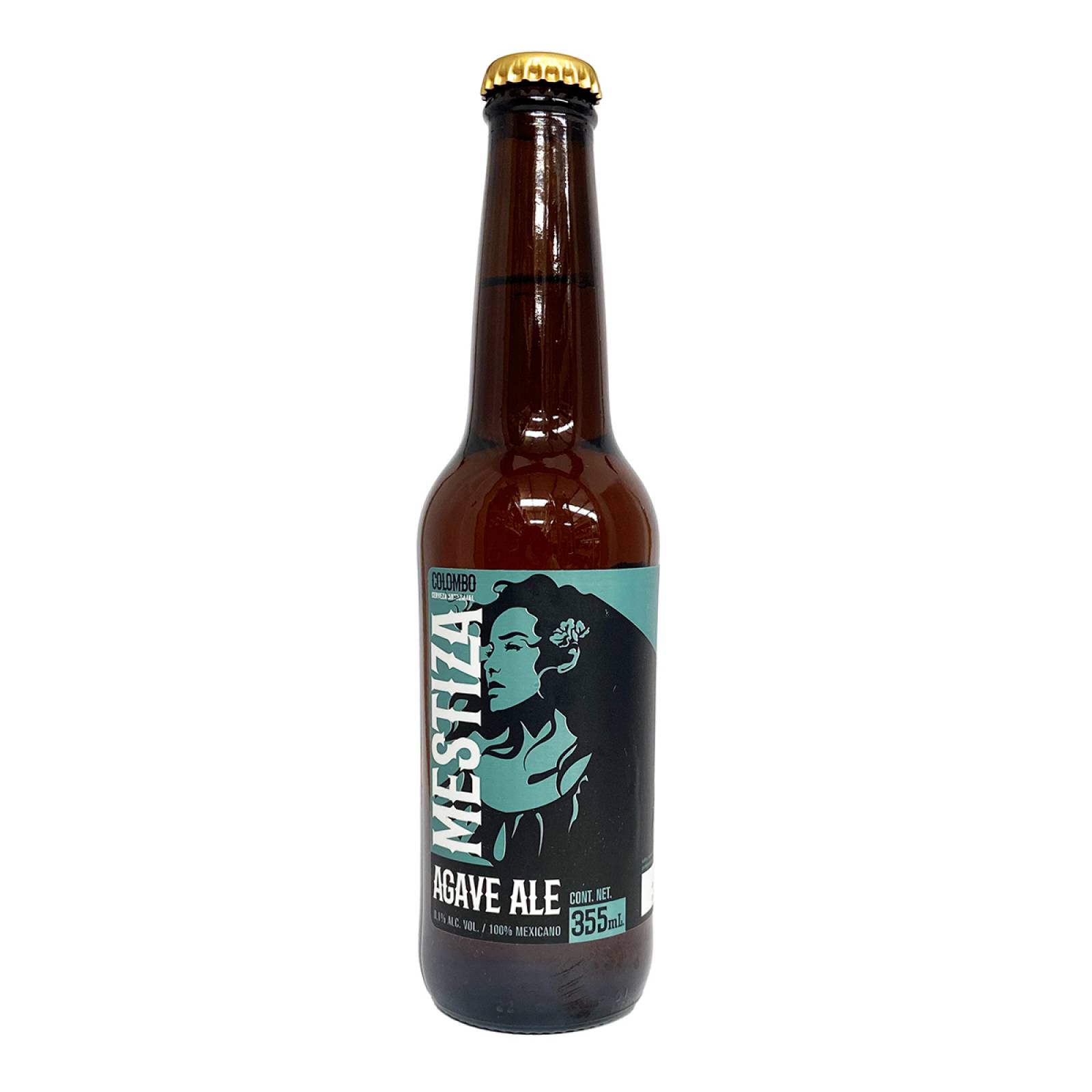Six Pack Cerveza Artesanal Colombo Mestiza Agave Ale 355 ml