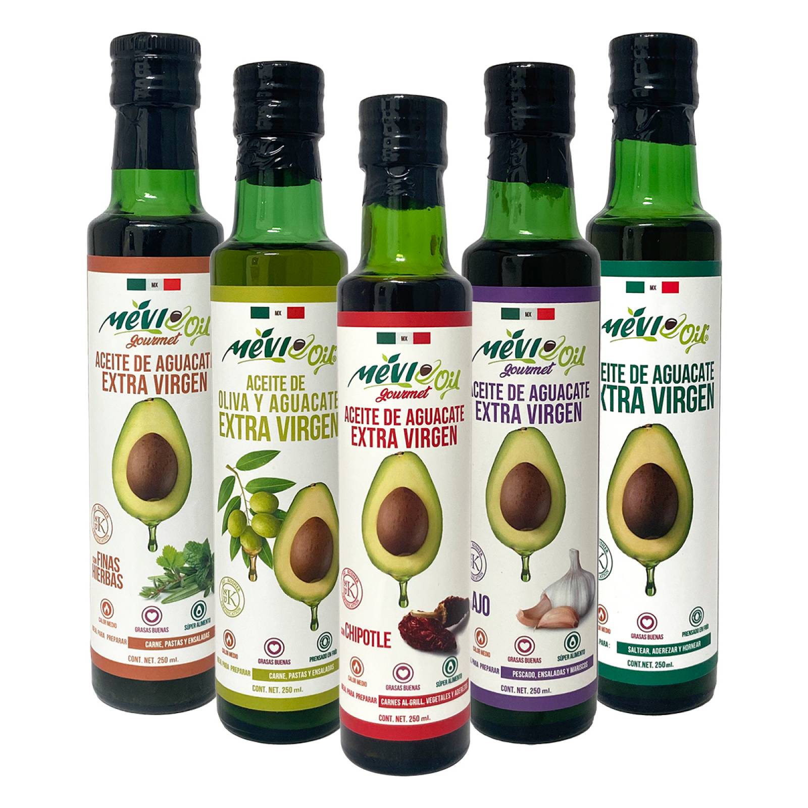 Combo Aceite De Aguacate Extra Virgen Mevi Oil Best Sellers