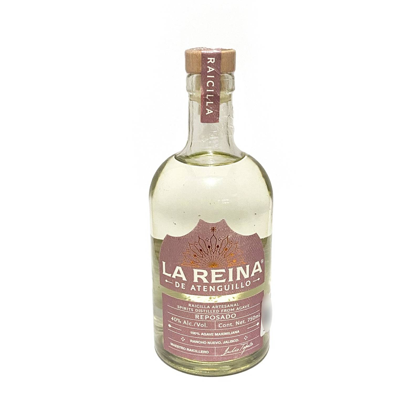 Raicilla Artesanal La Reina De Atenguillo Reposado 750 ml