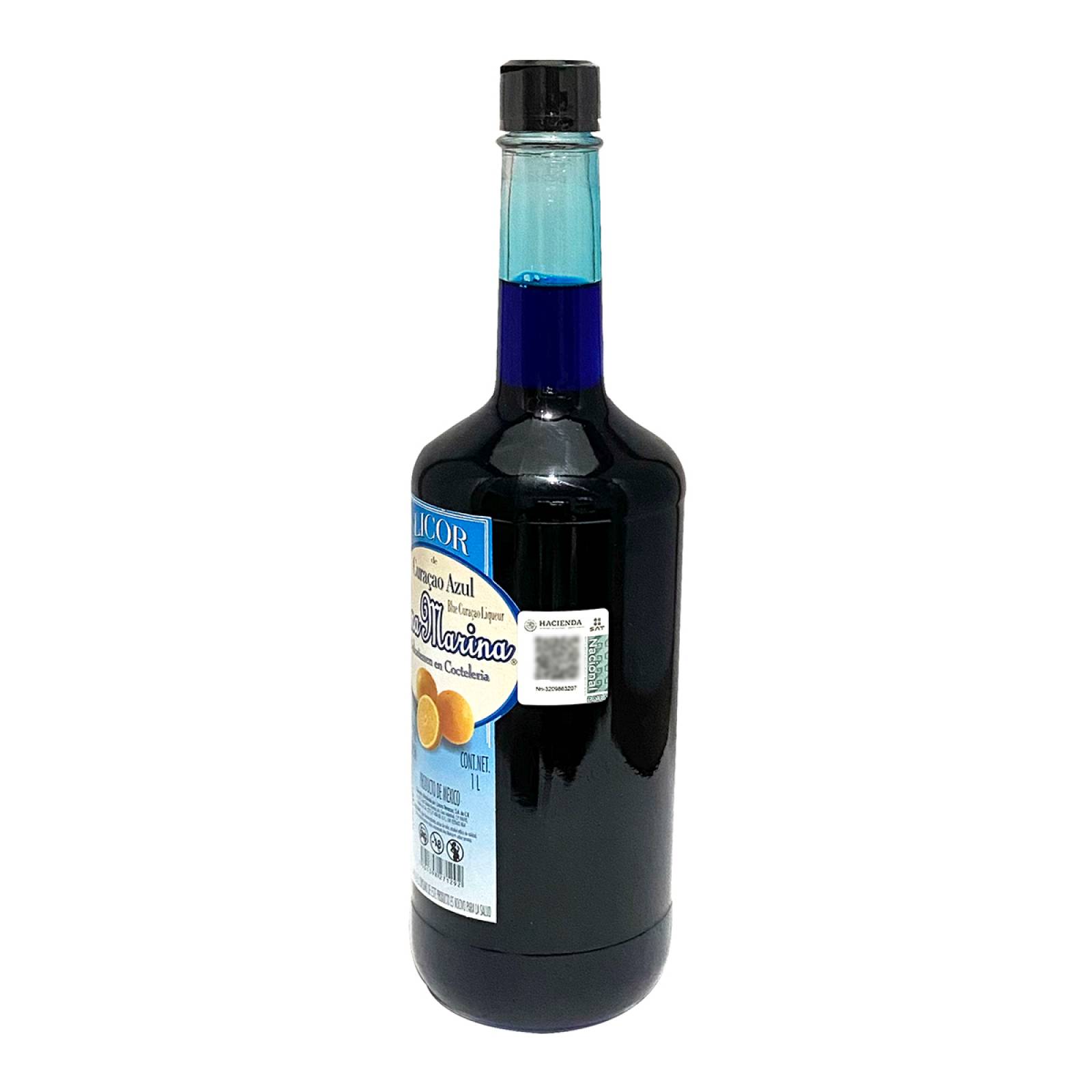 Tripack Licor de Curacao Azul Ana Marina 1L