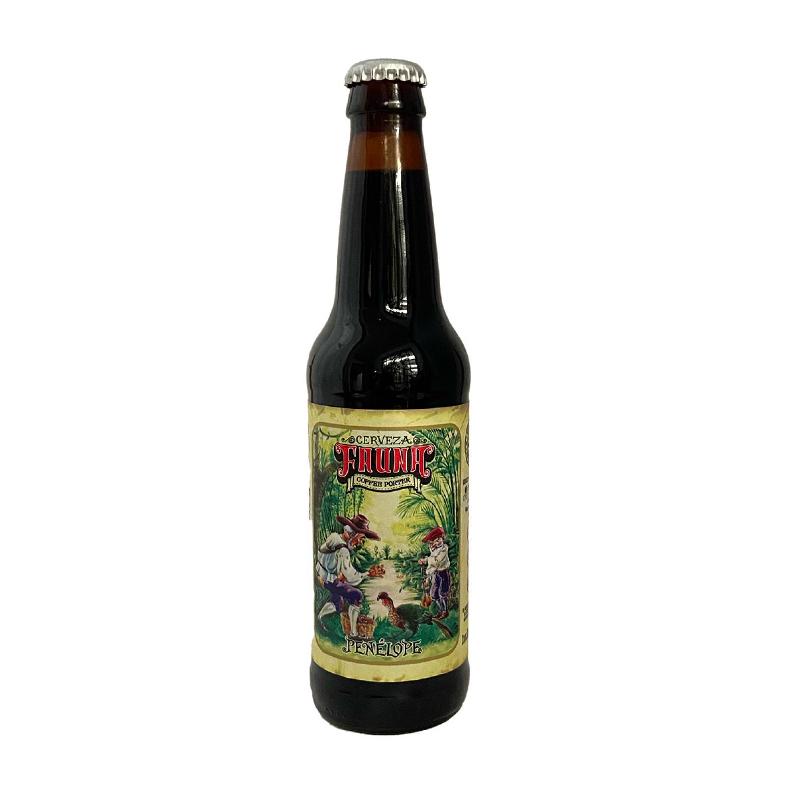 Six Pack Cerveza Artesanal Fauna Coffee Porter Penélope