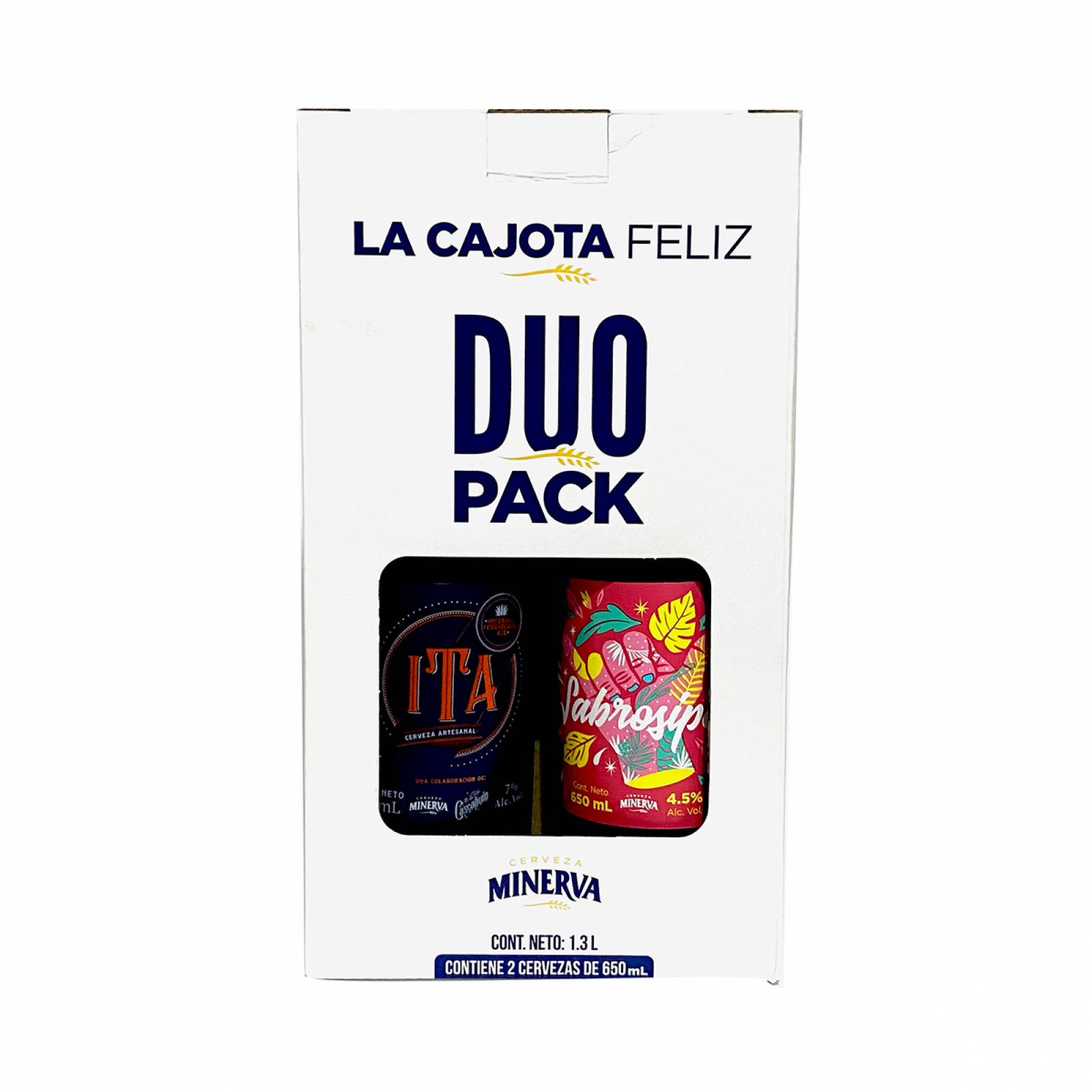 La Cajota Feliz Duo Pack Minerva 650 ml