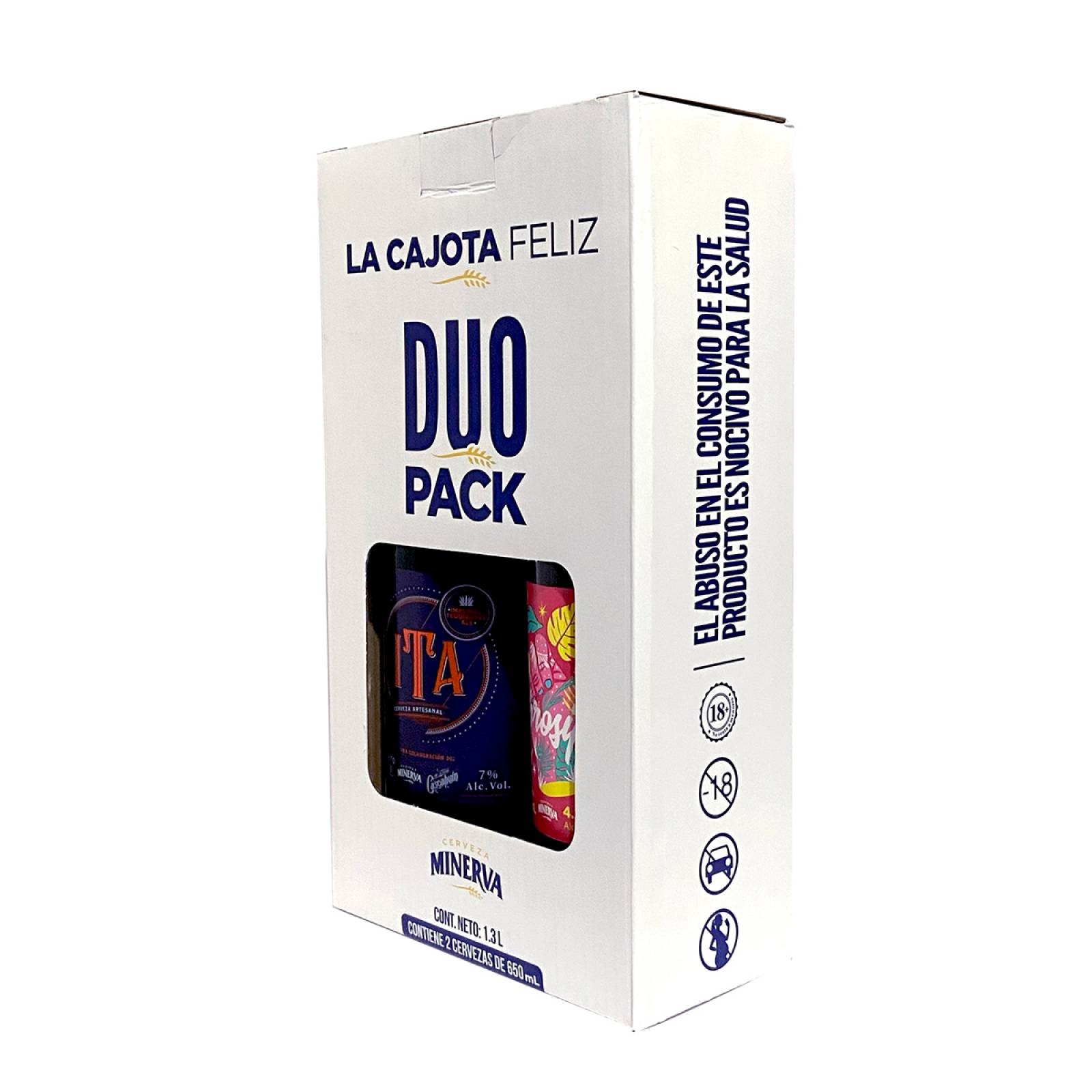 La Cajota Feliz Duo Pack Minerva 650 ml