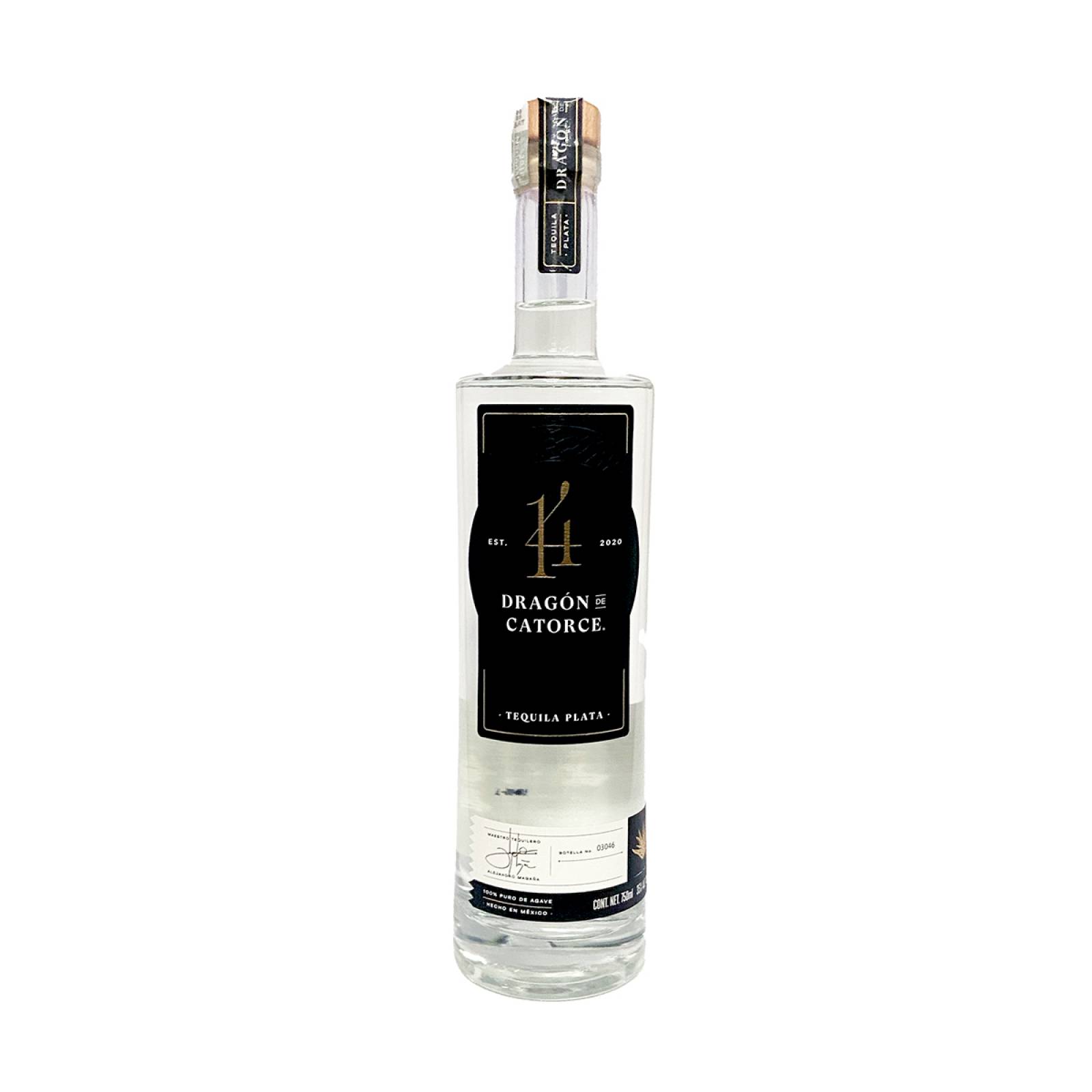 Tequila Dragón De Catorce Plata 750 ml