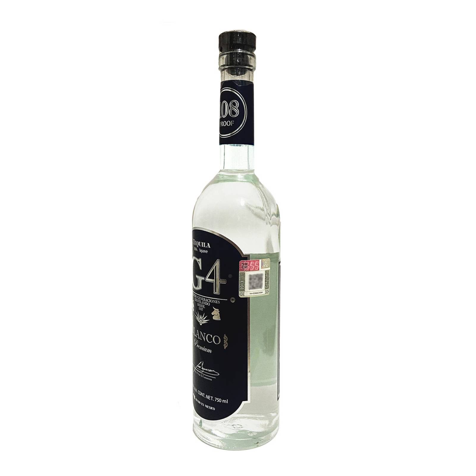 Tequila G4 Blanco Premium 750 Ml