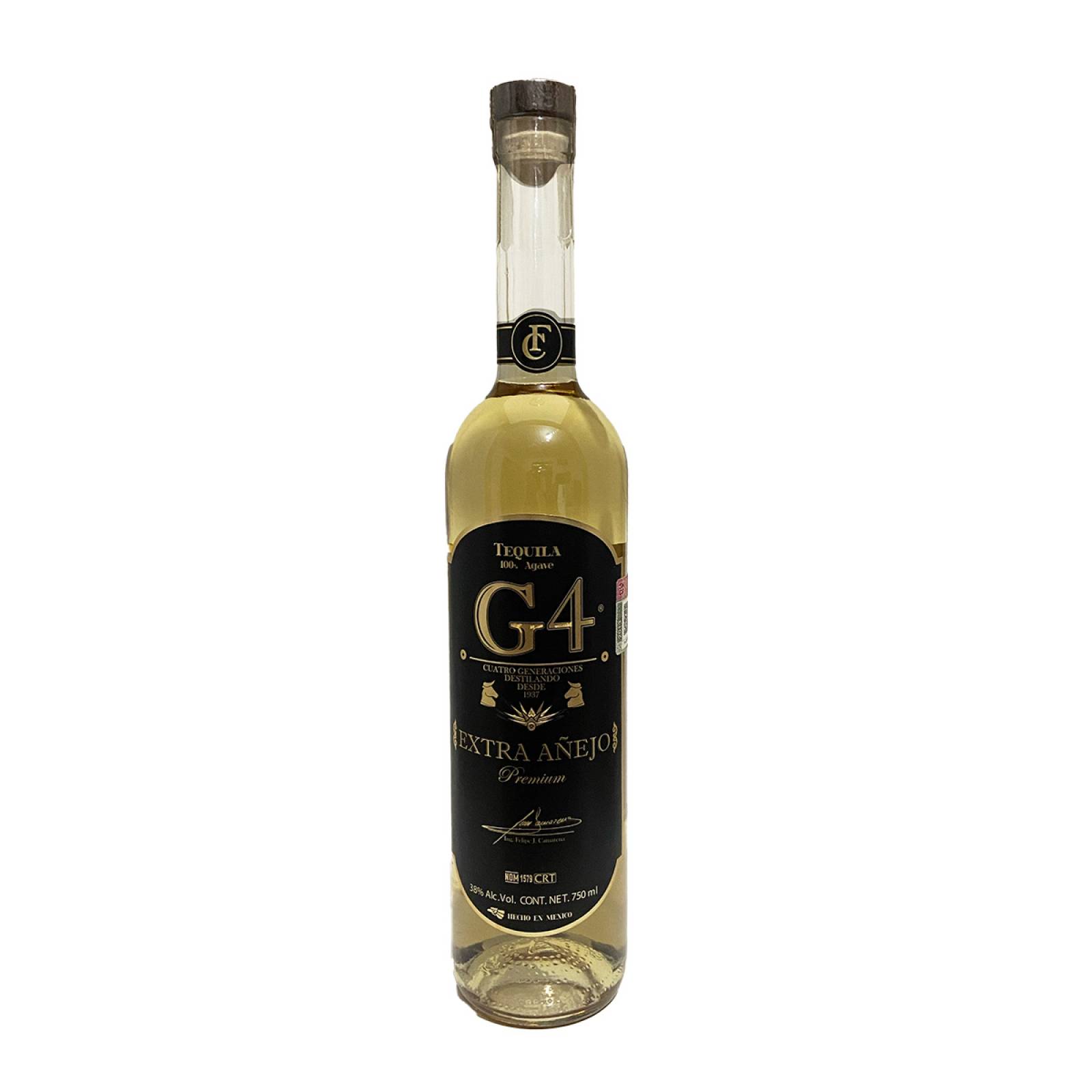 Tequila G4 Extra Añejo Premium 750 Ml