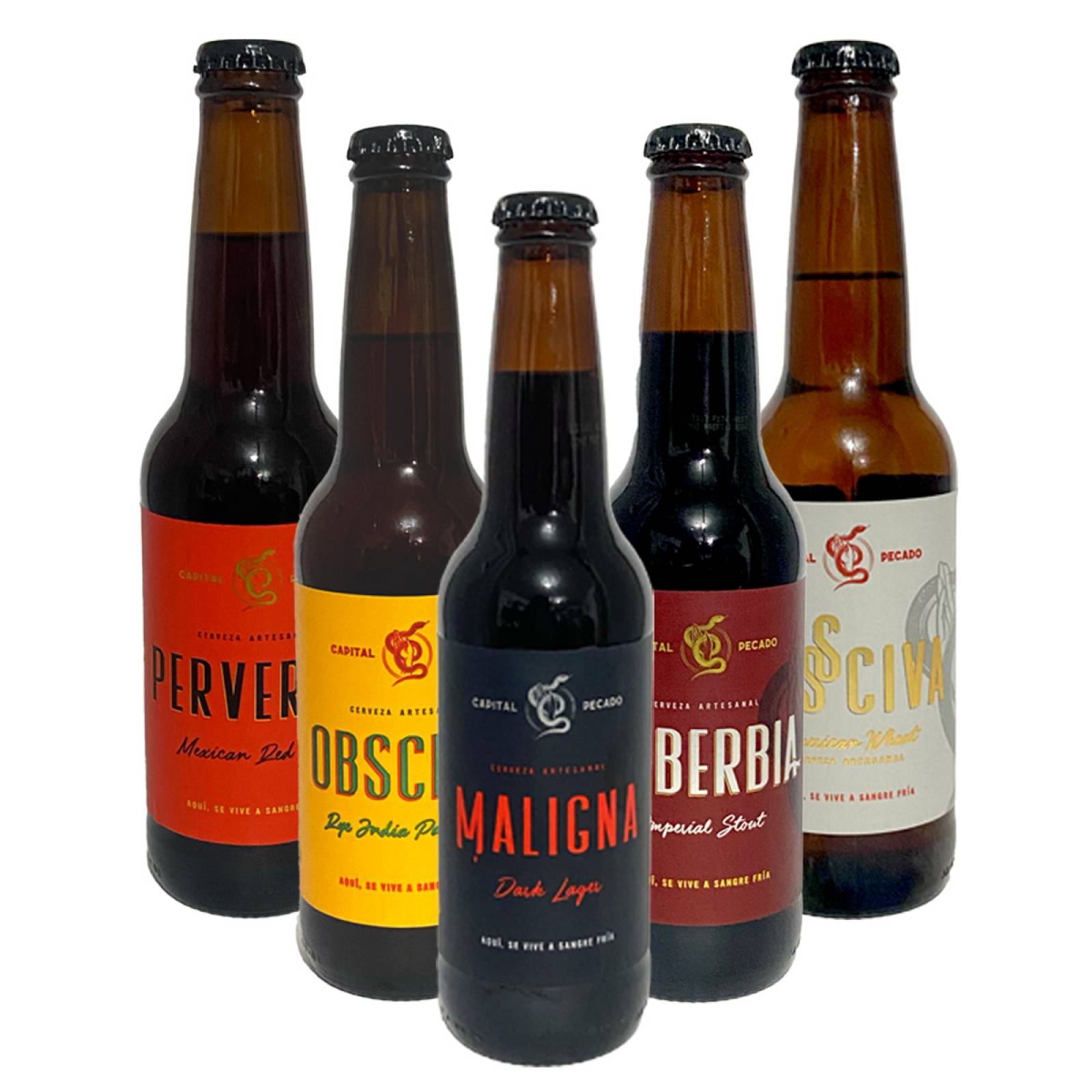 Combo Cervezas Artesanales Capital Pecado 355 Ml